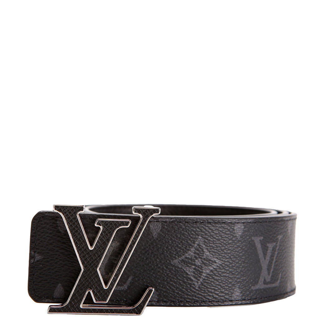 LV Initiales 40MM Reversible Leather/Monogram Eclipse Belt Size 95/35