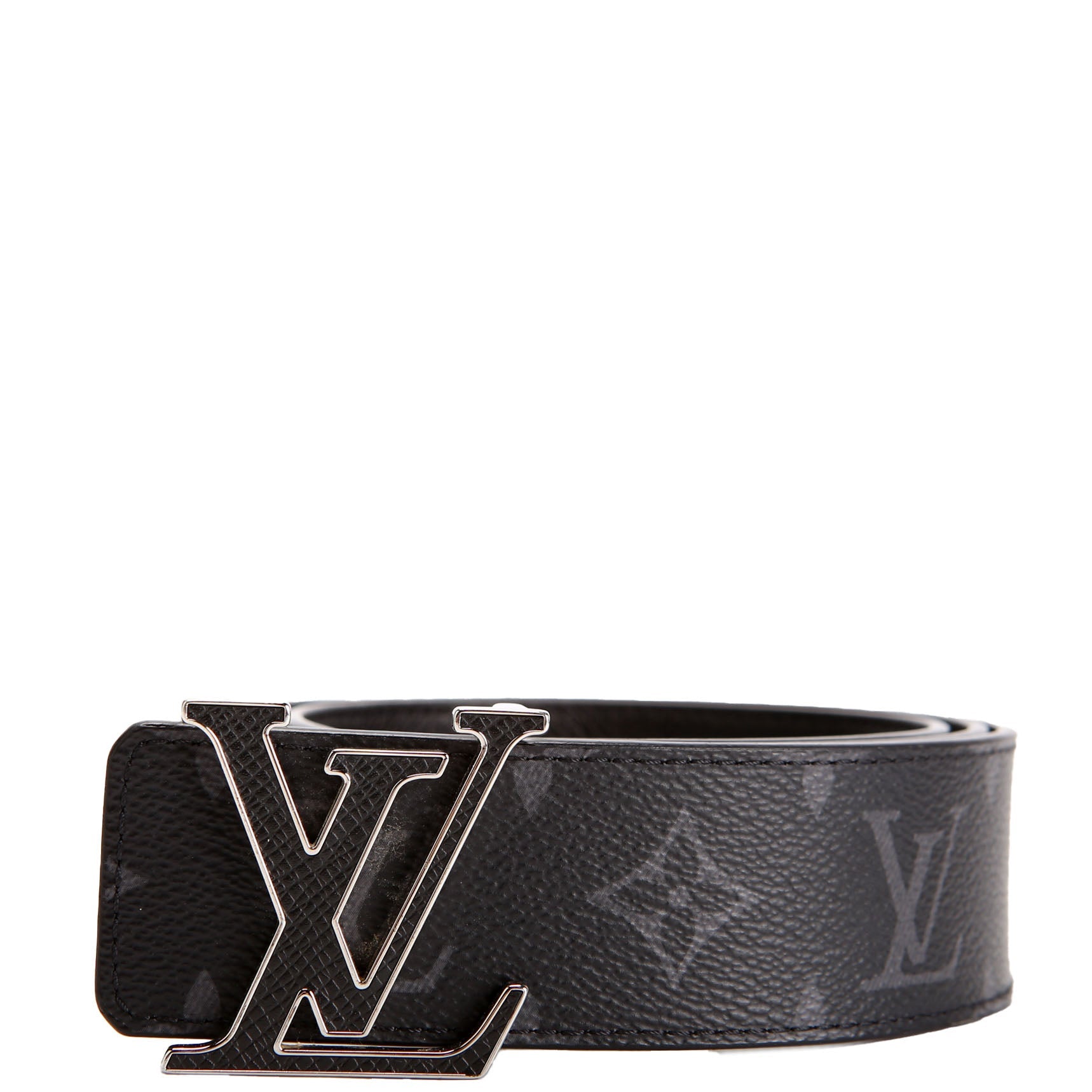 LV Initiales 40MM Reversible Leather/Monogram Eclipse Belt Size 95/35