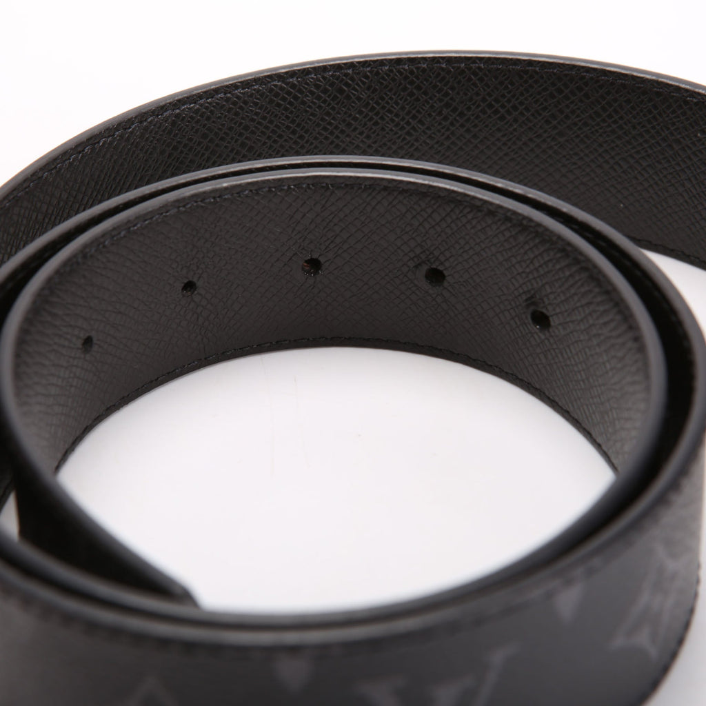 LV Initiales 40MM Reversible Leather/Monogram Eclipse Belt Size 95/35