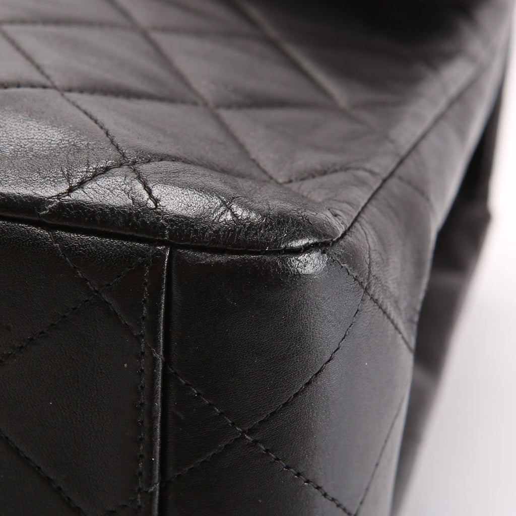 Classic Flap XL Jumbo Lambskin Black