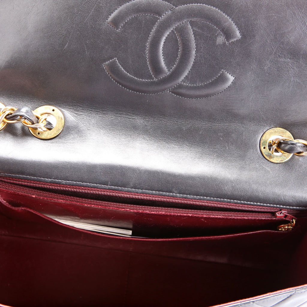 Classic Flap XL Jumbo Lambskin Black