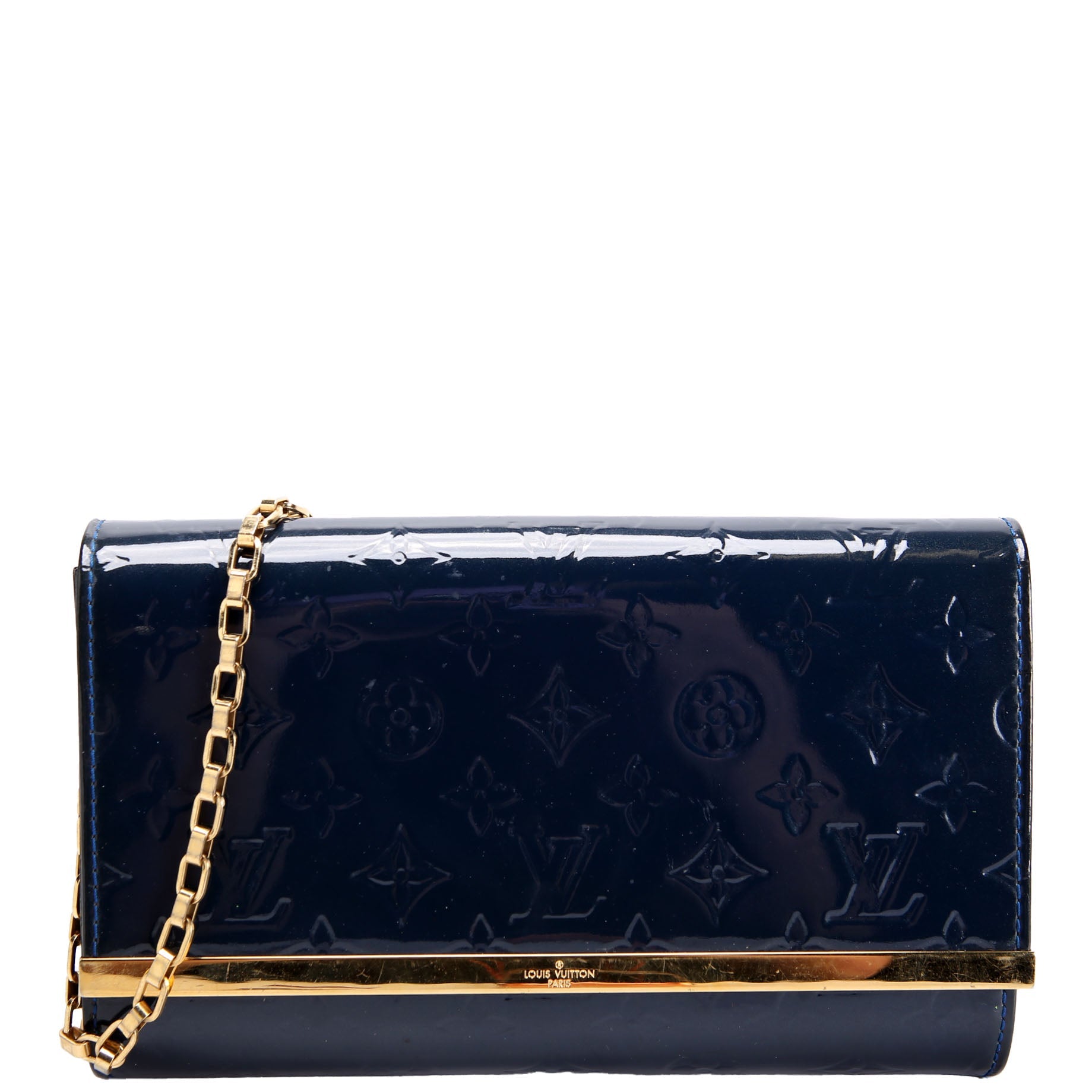 Ana Clutch Vernis Navy