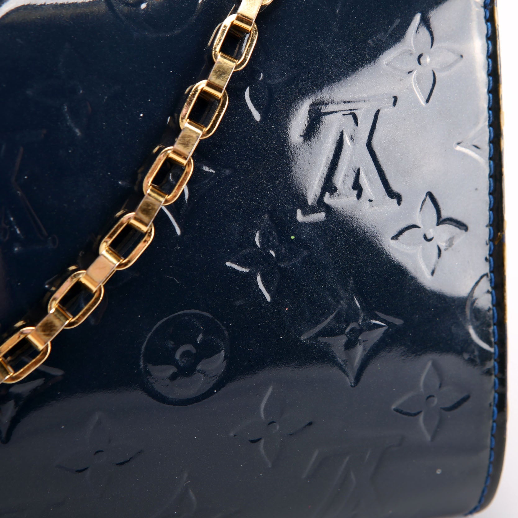 Ana Clutch Vernis Navy