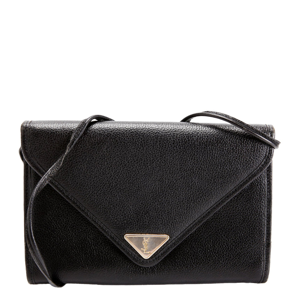 Opium Leather Crossbody Vintage Black