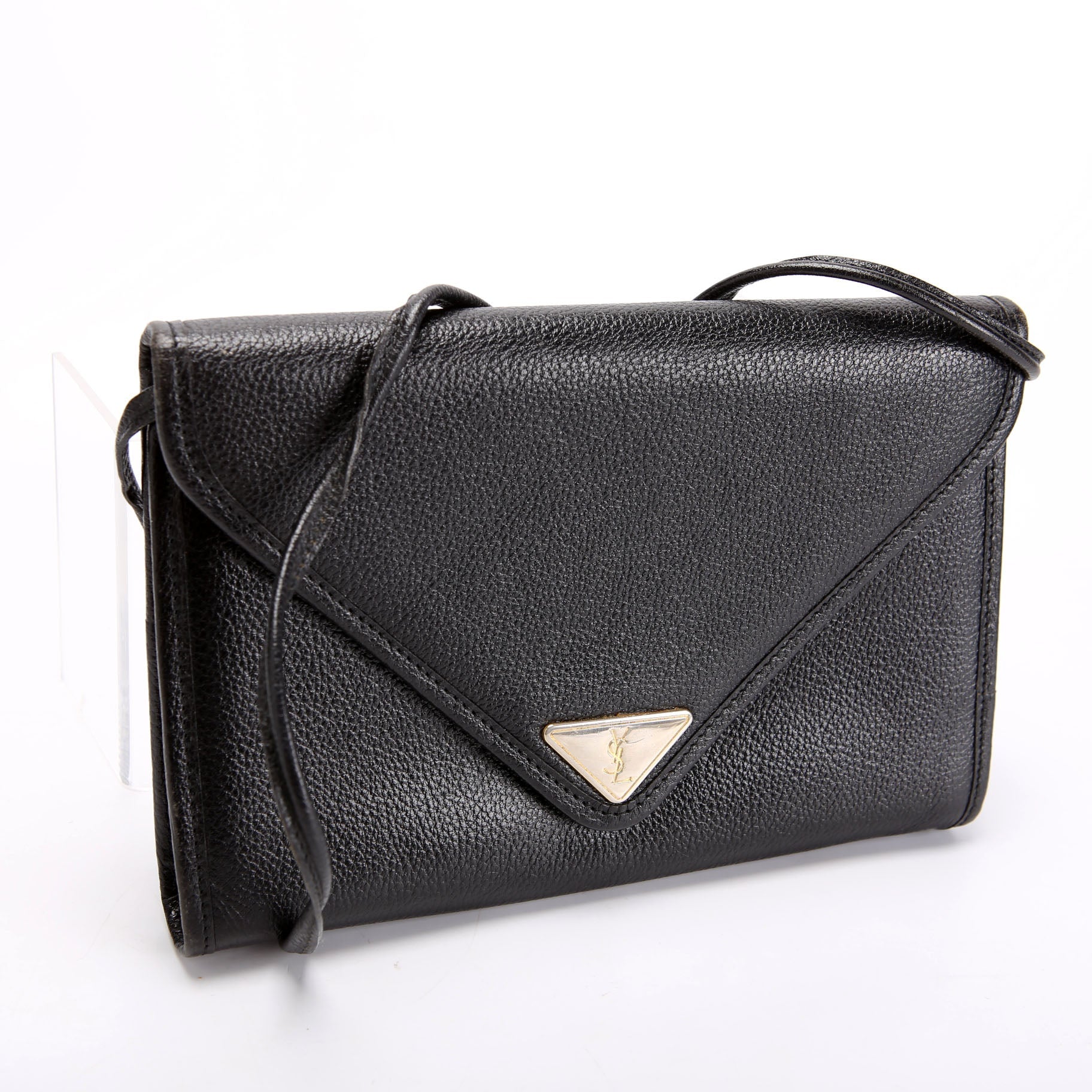 Opium Leather Crossbody Vintage Black
