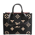 ONTHEGO MM Bicolor Empreinte Black/Beige