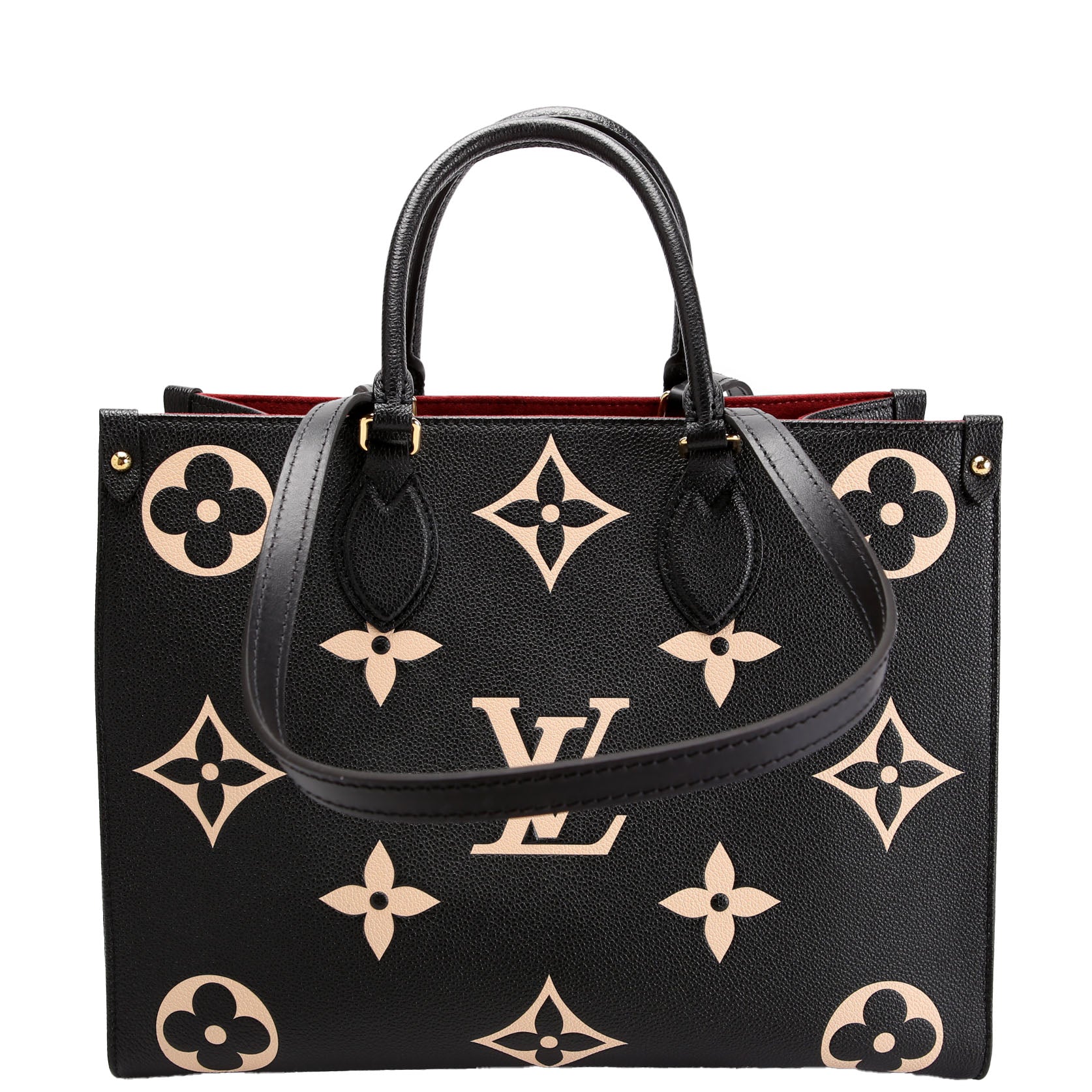 ONTHEGO MM Bicolor Empreinte Black/Beige