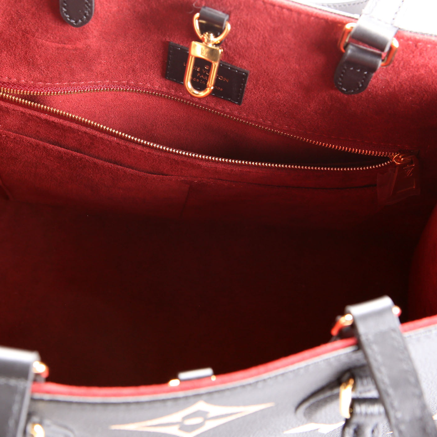 ONTHEGO MM Bicolor Empreinte Black/Beige
