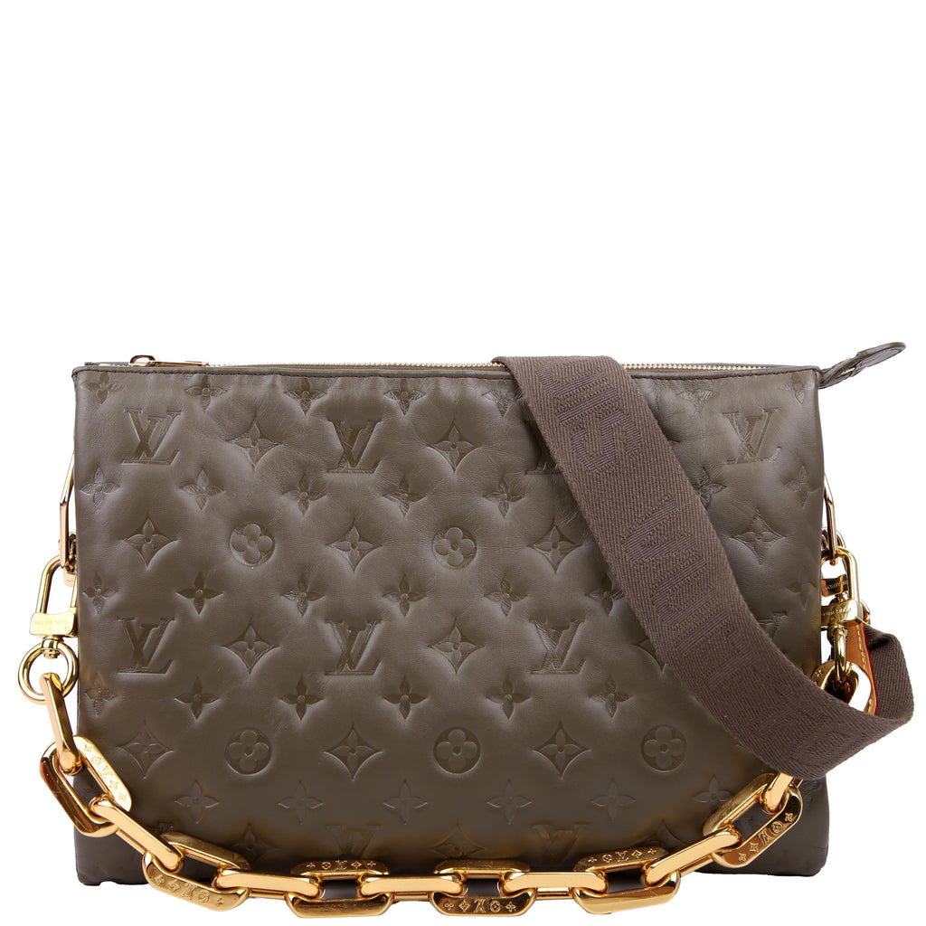 Coussin MM Lambskin Green