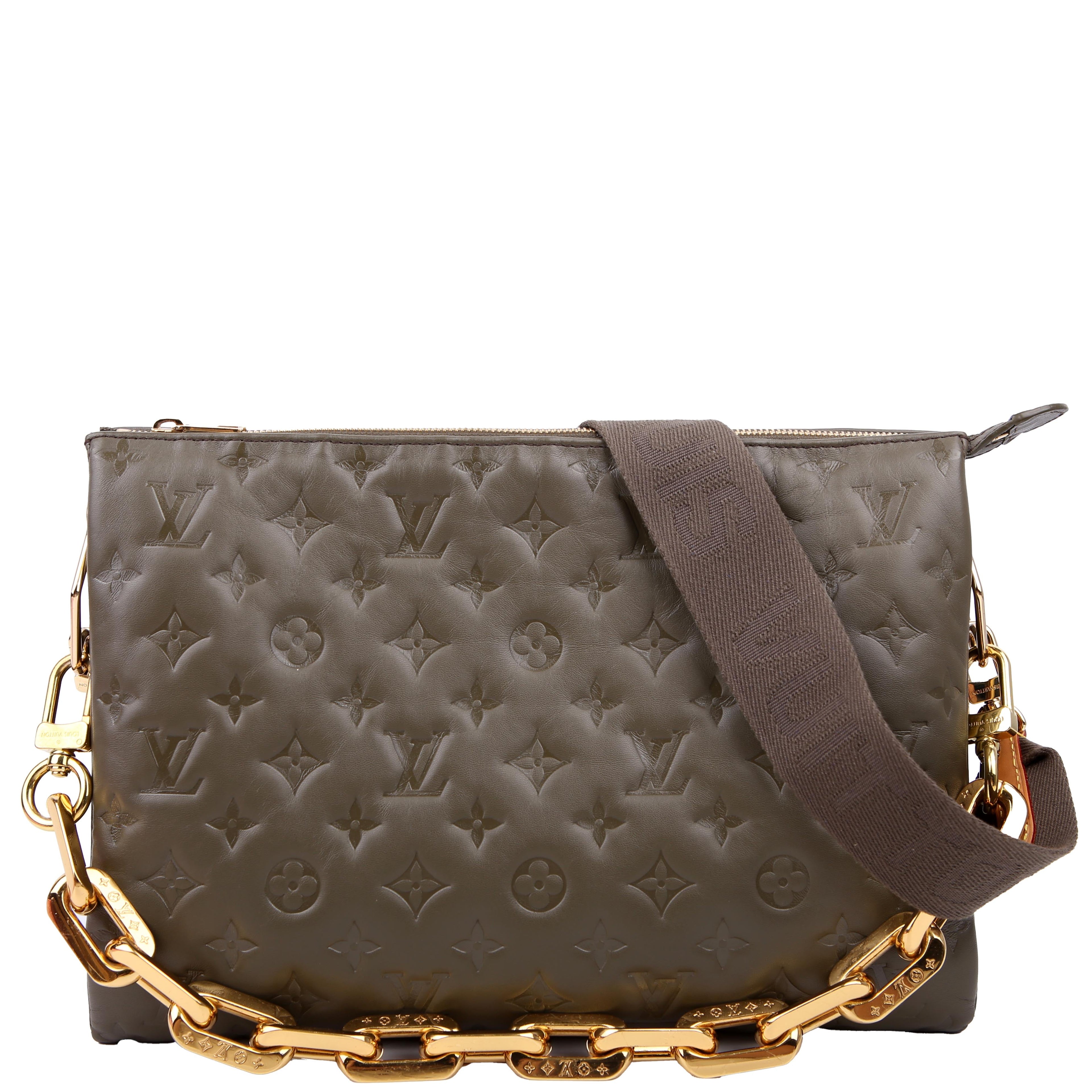 Coussin MM Lambskin Green