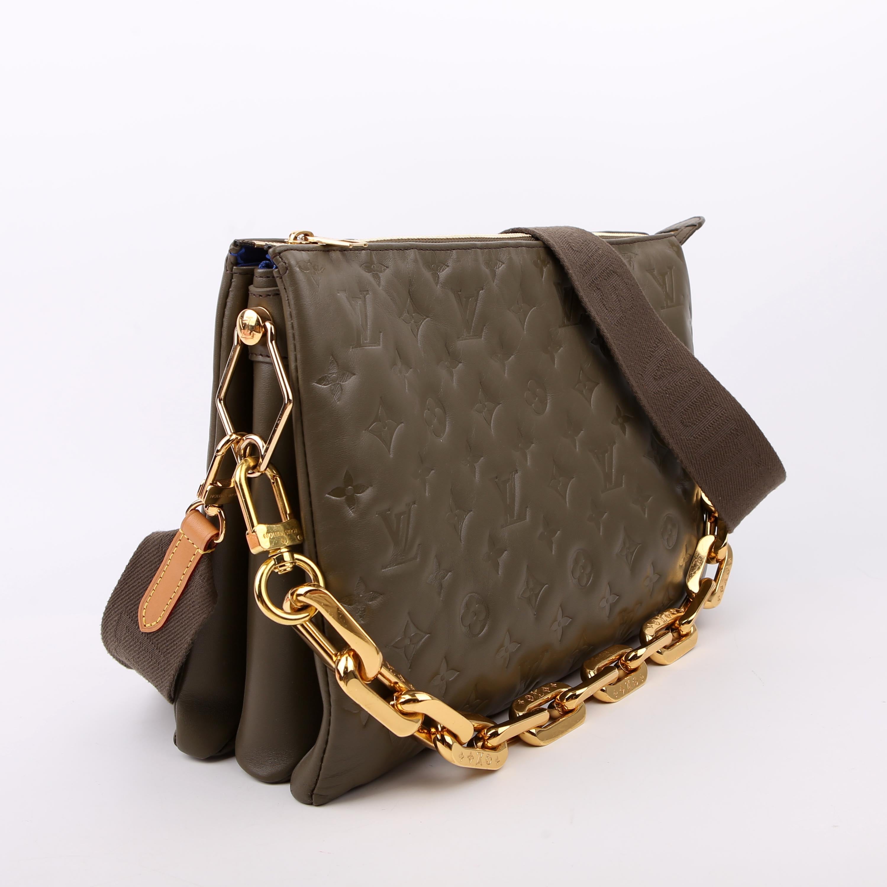 Coussin MM Lambskin Green
