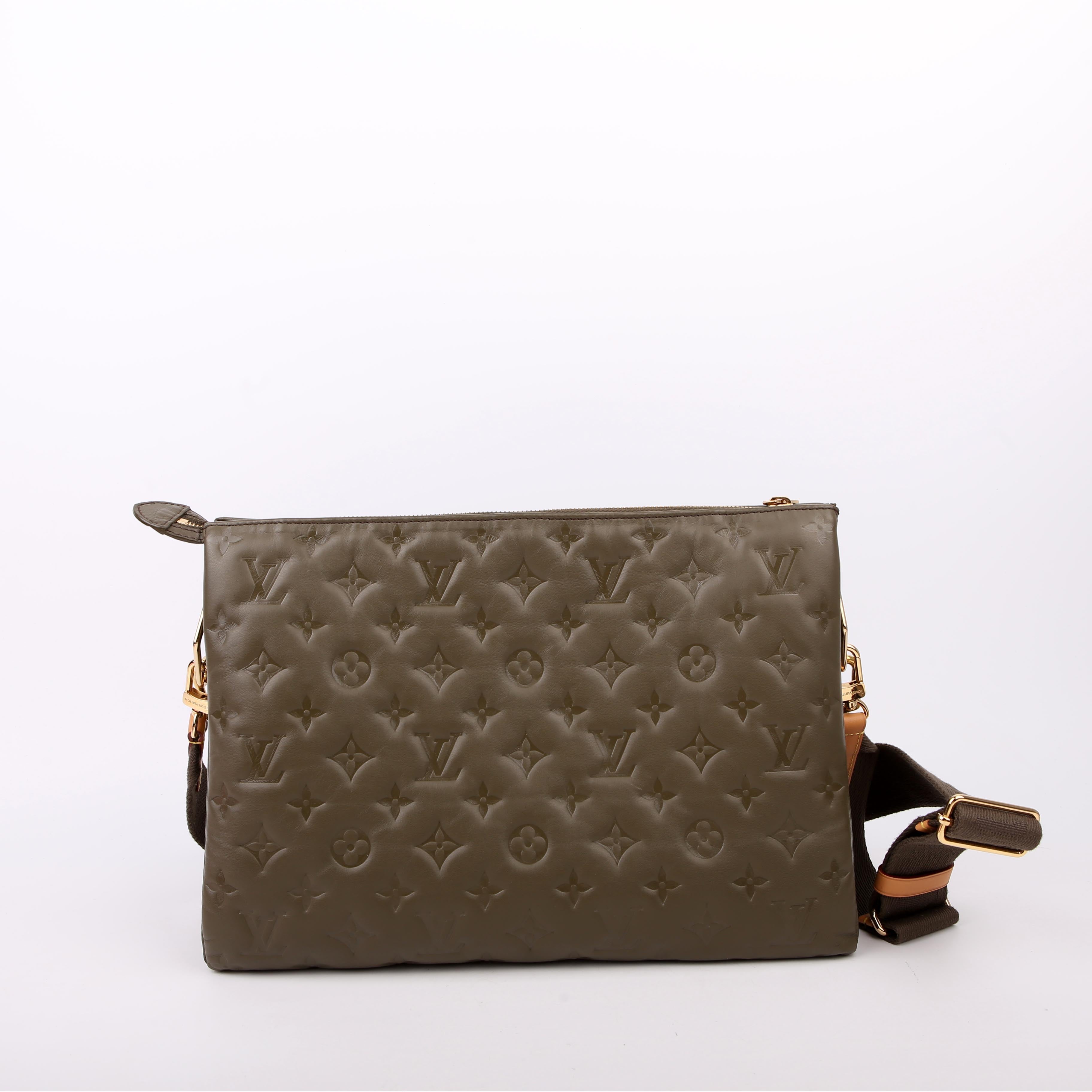 Coussin MM Lambskin Green
