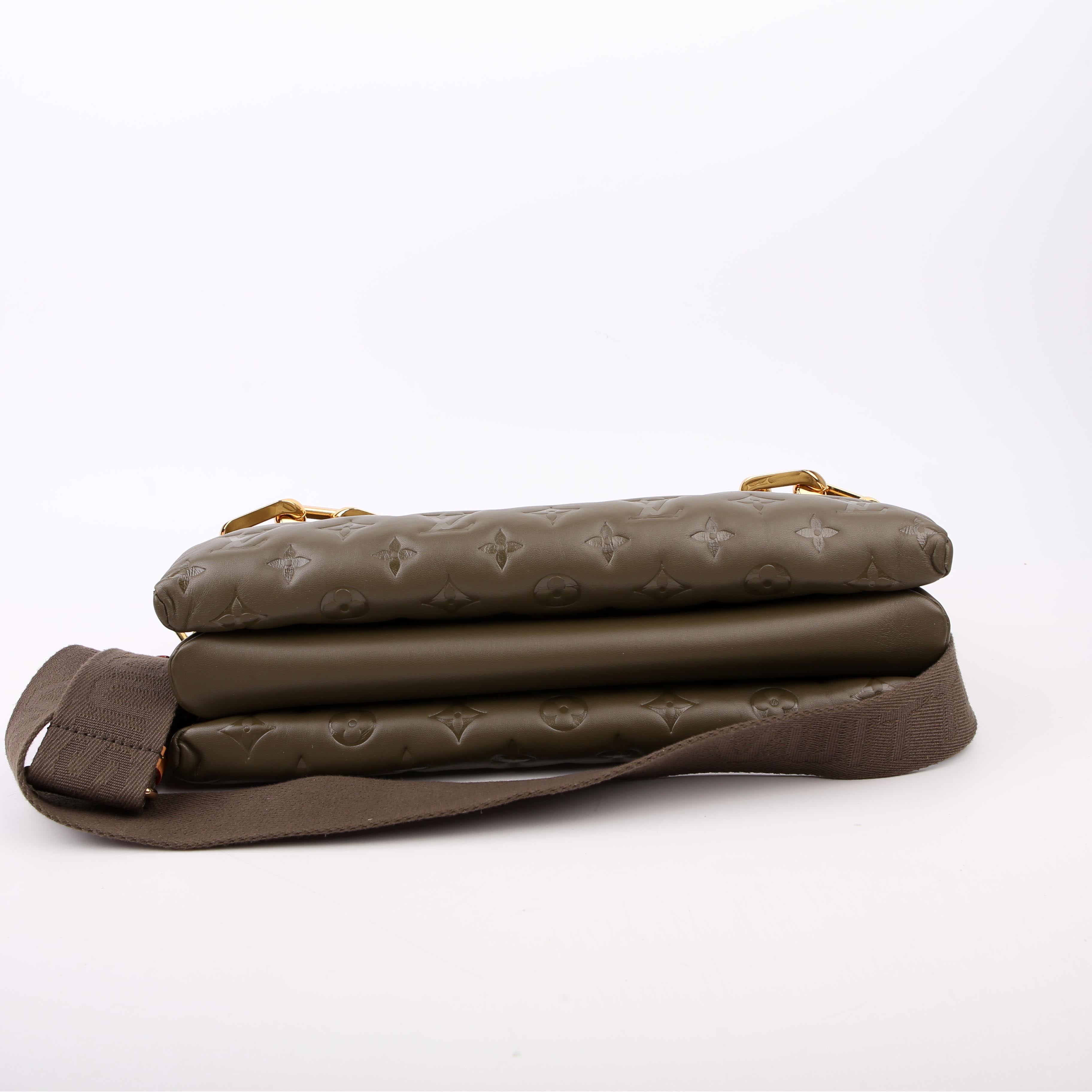 Coussin MM Lambskin Green