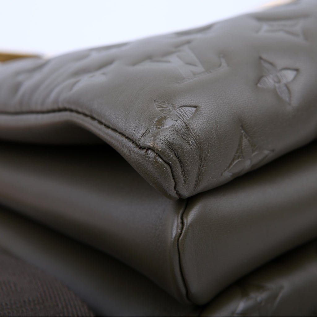 Coussin MM Lambskin Green