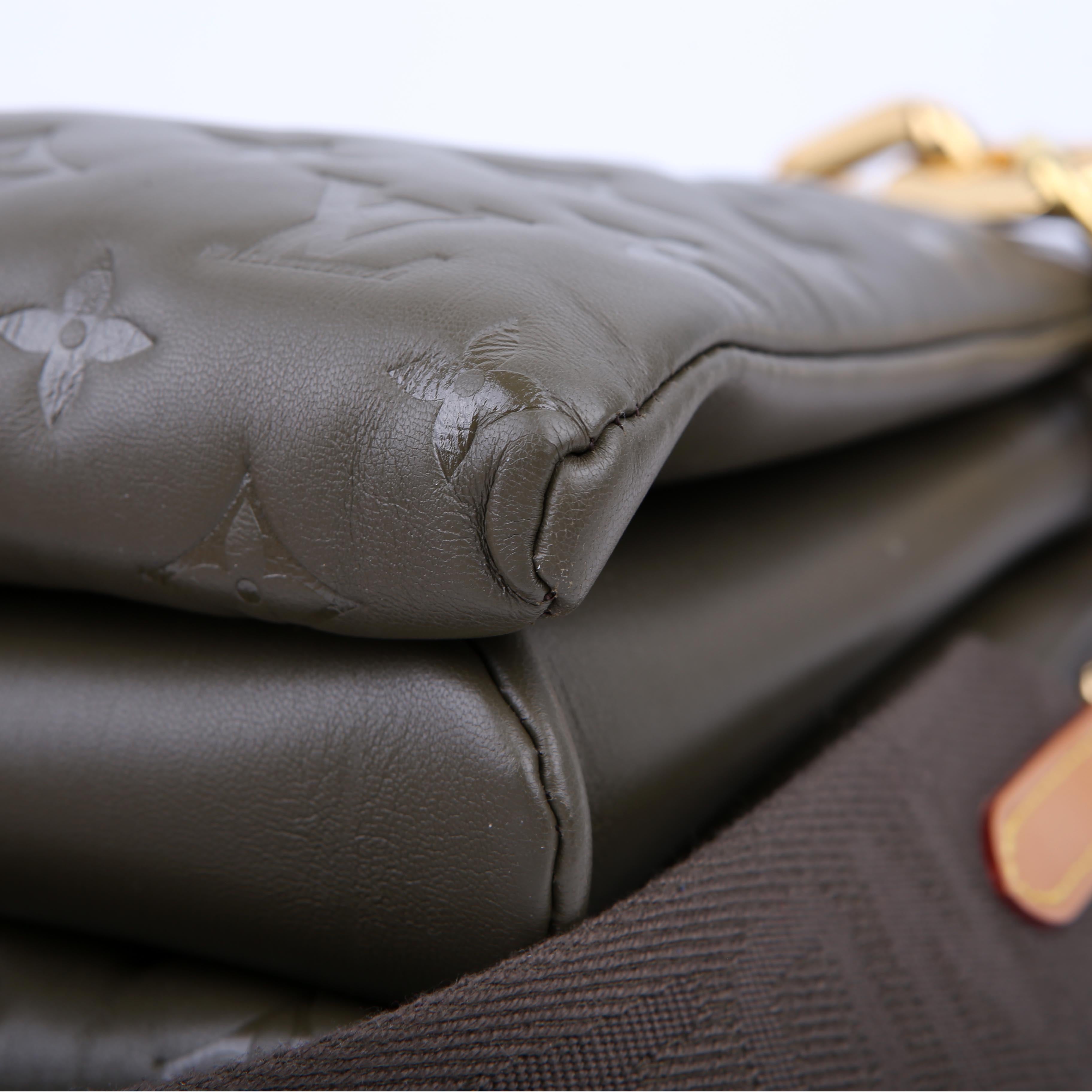 Coussin MM Lambskin Green