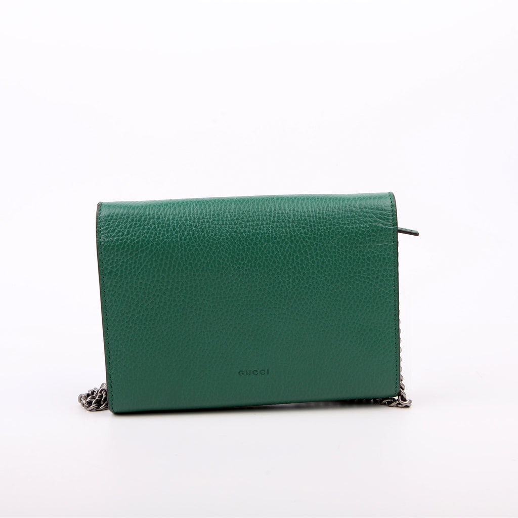 Gucci 401231 Dionysus Mini Wallet Green