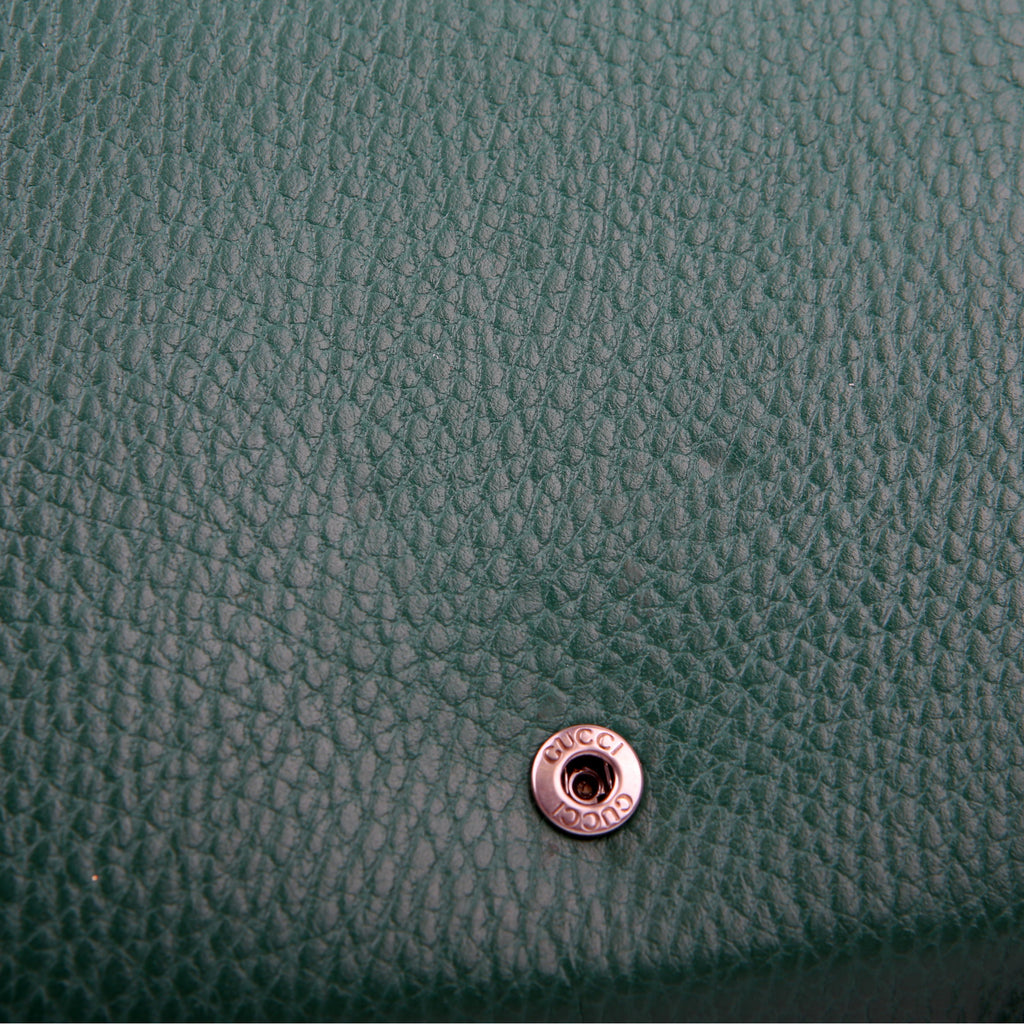 Gucci 401231 Dionysus Mini Wallet Green