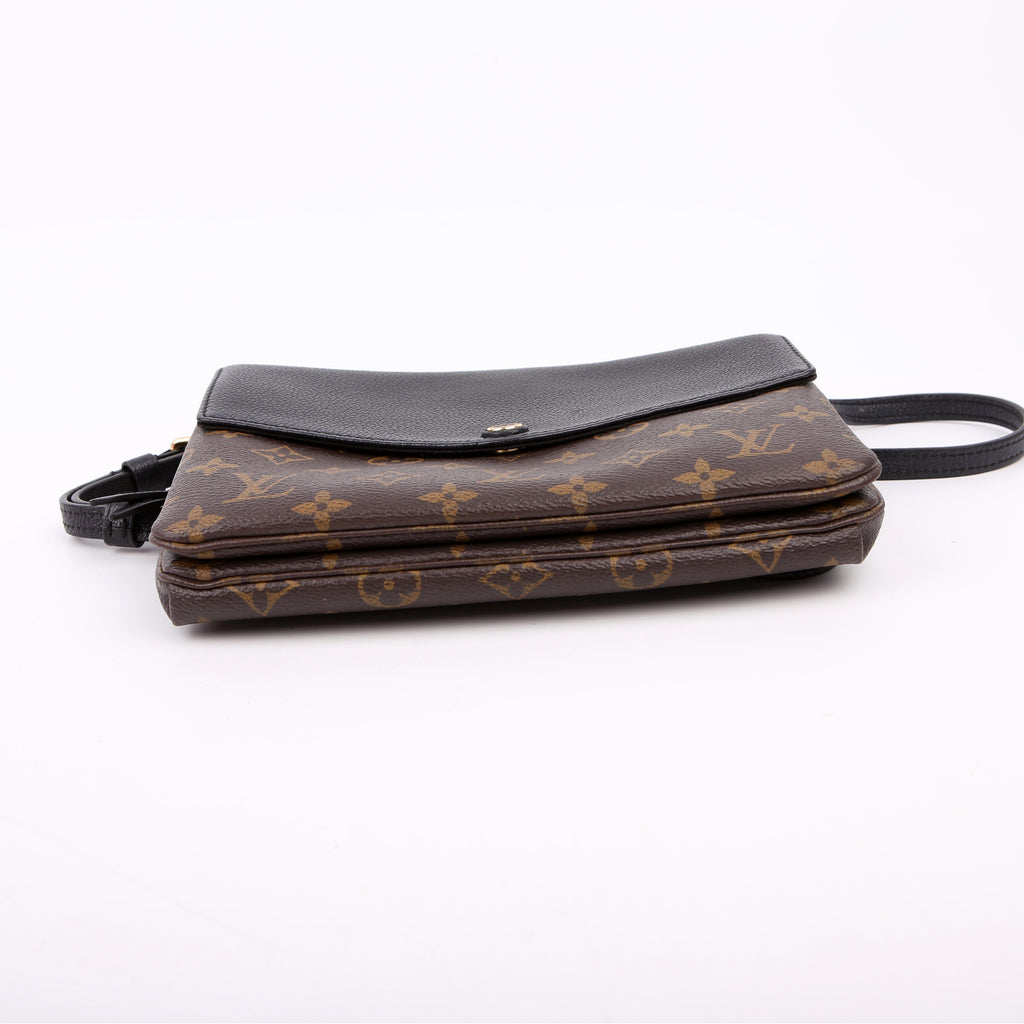 Pochette Twice Monogram Black