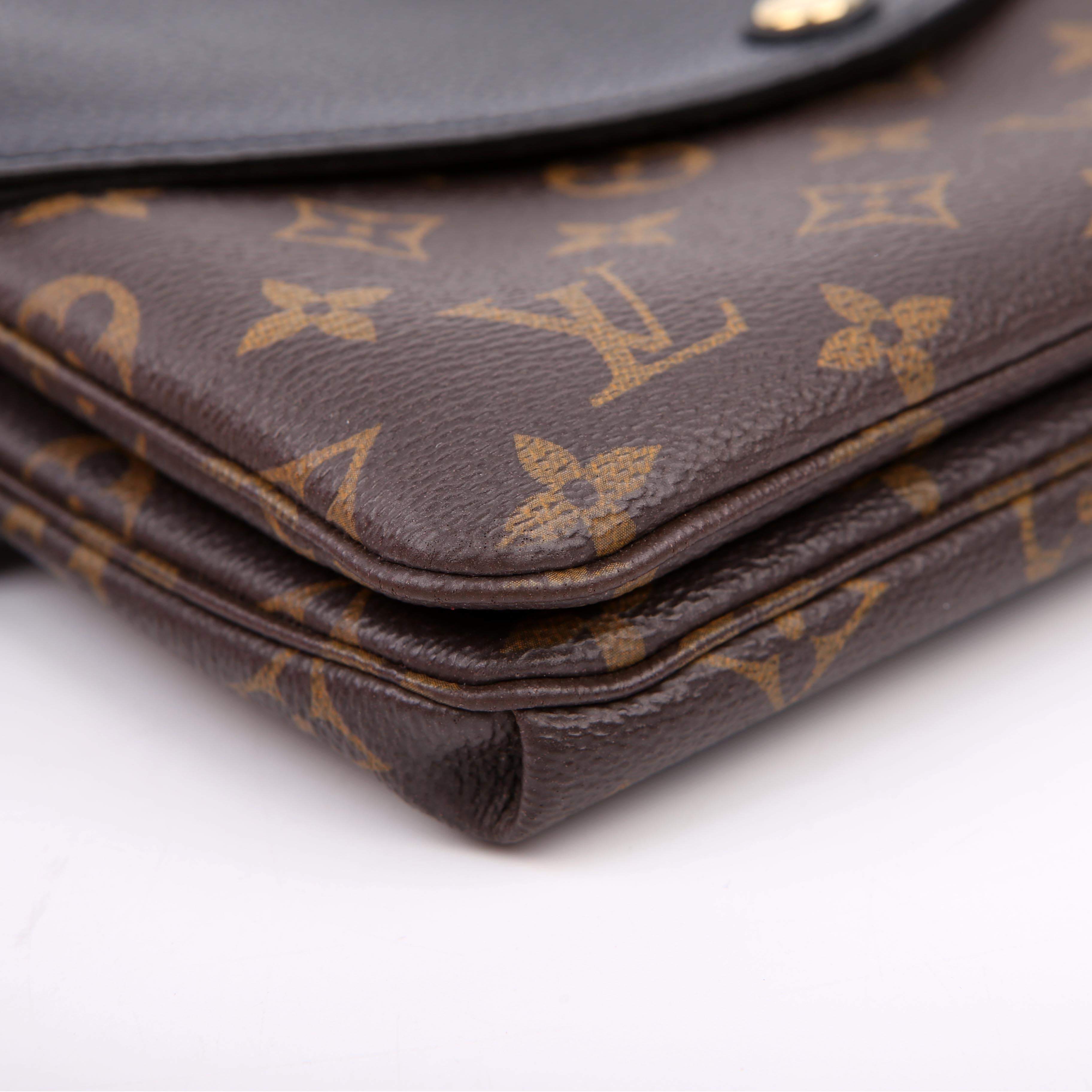 Pochette Twice Monogram Black