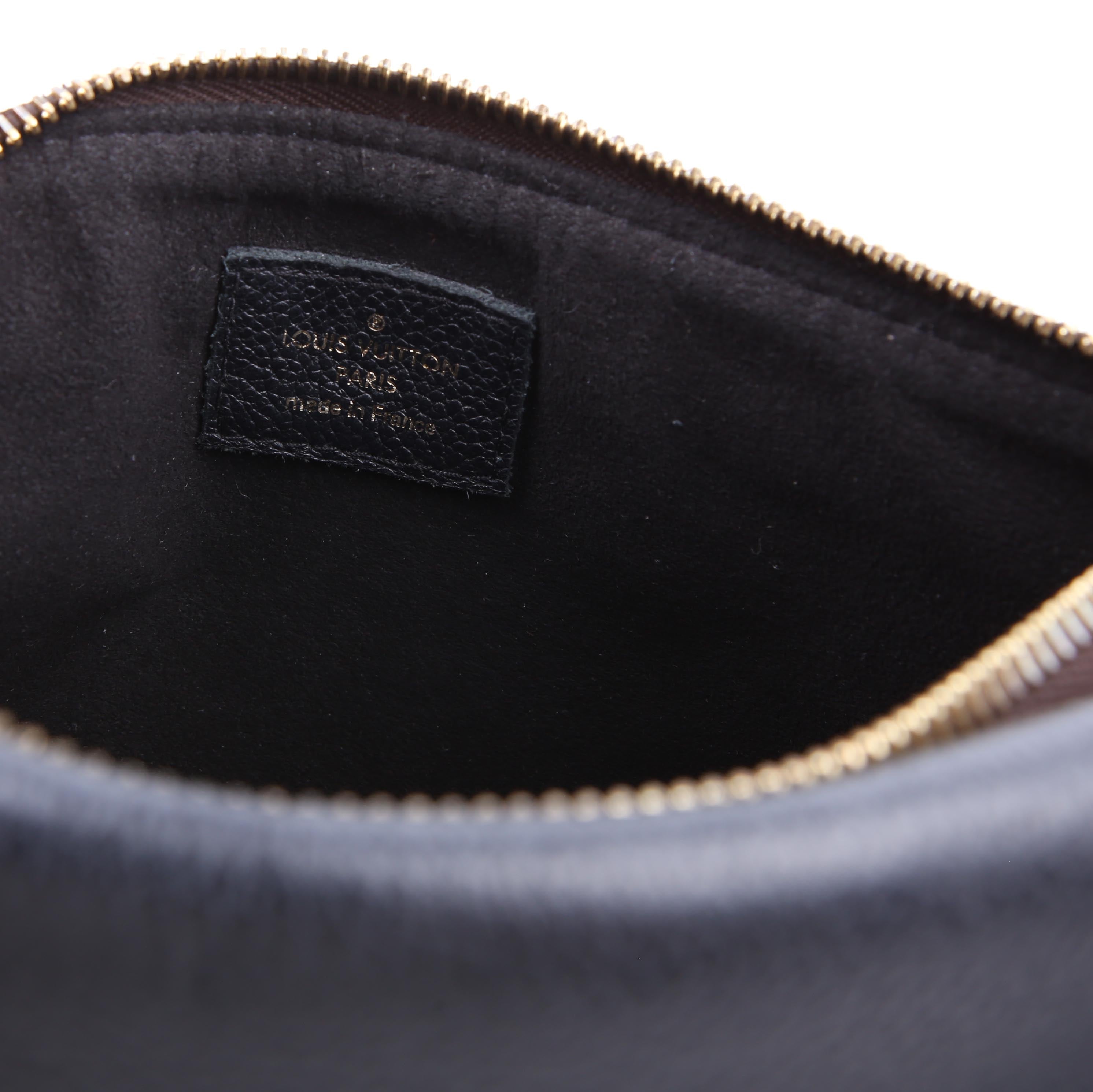 Pochette Twice Monogram Black