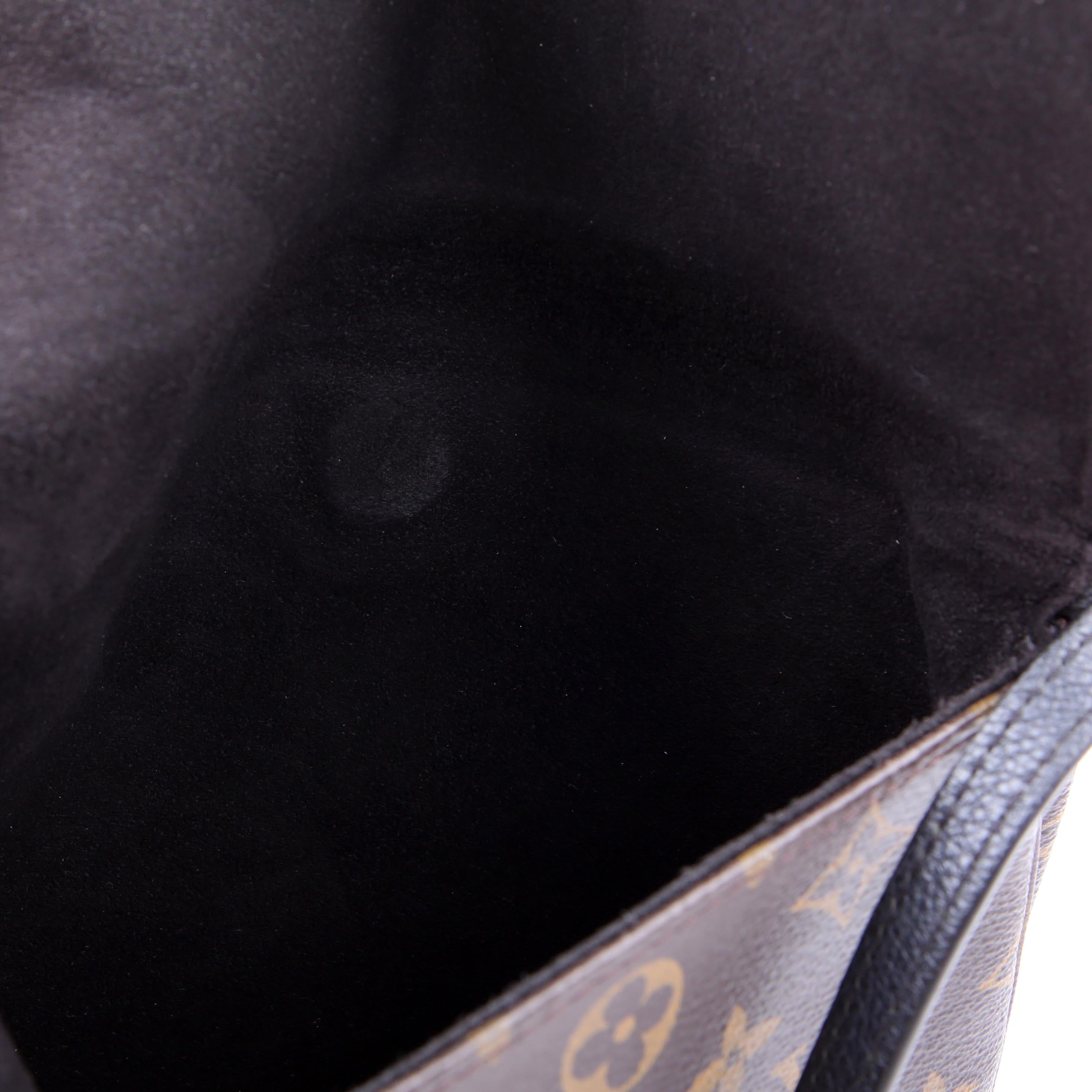Pochette Twice Monogram Black