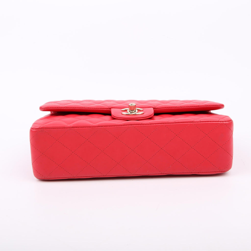 Classic Flap Medium Lambskin 25M Pink