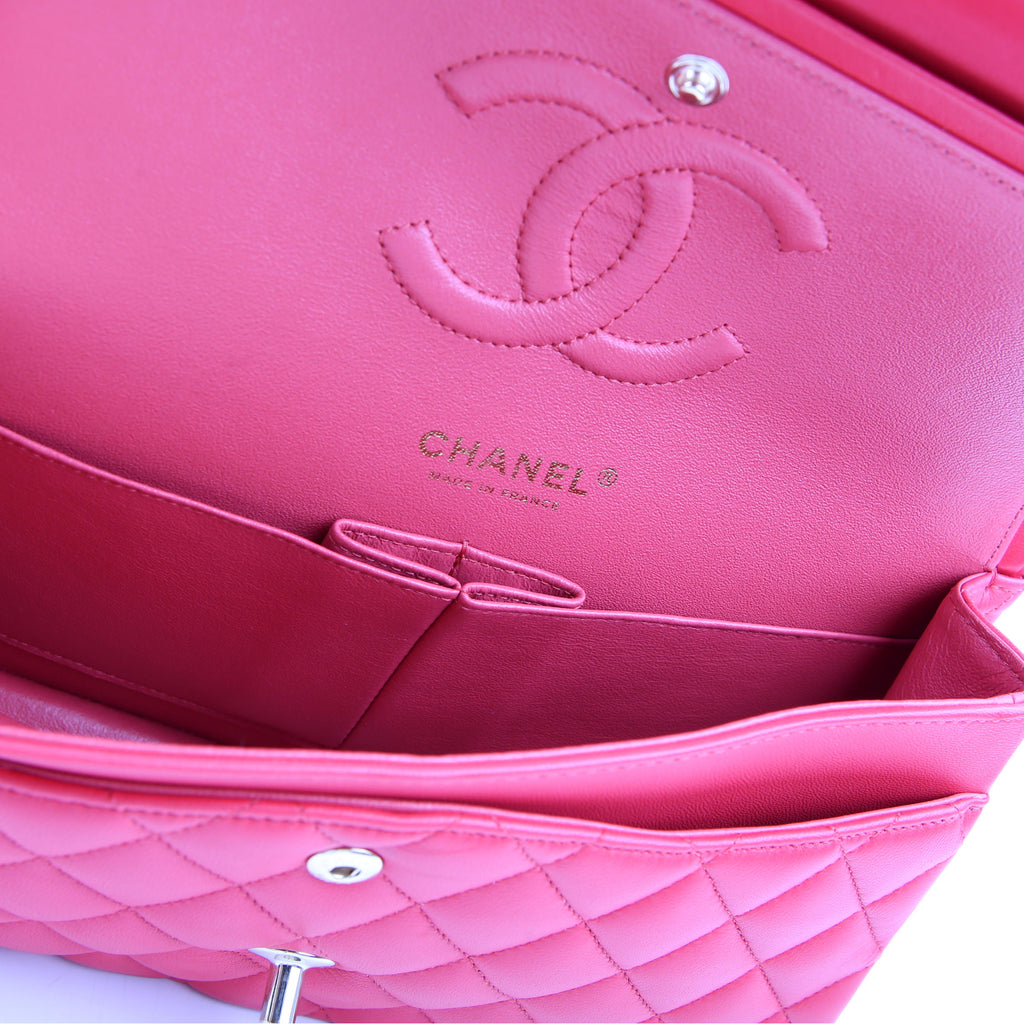 Classic Flap Medium Lambskin 25M Pink
