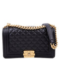 Boy Flap Medium Old Lambskin Black 22M