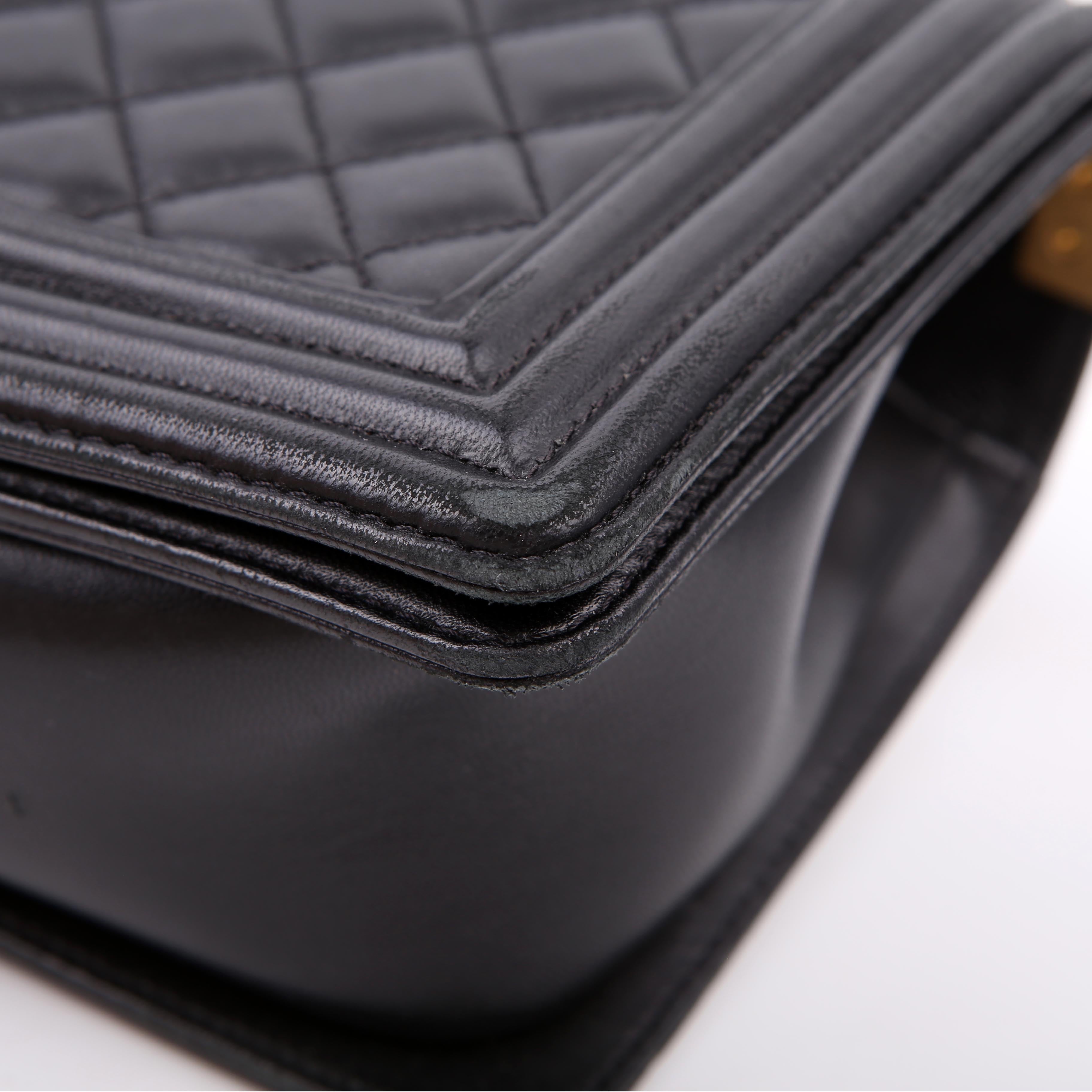 Boy Flap Medium Old Lambskin Black 22M