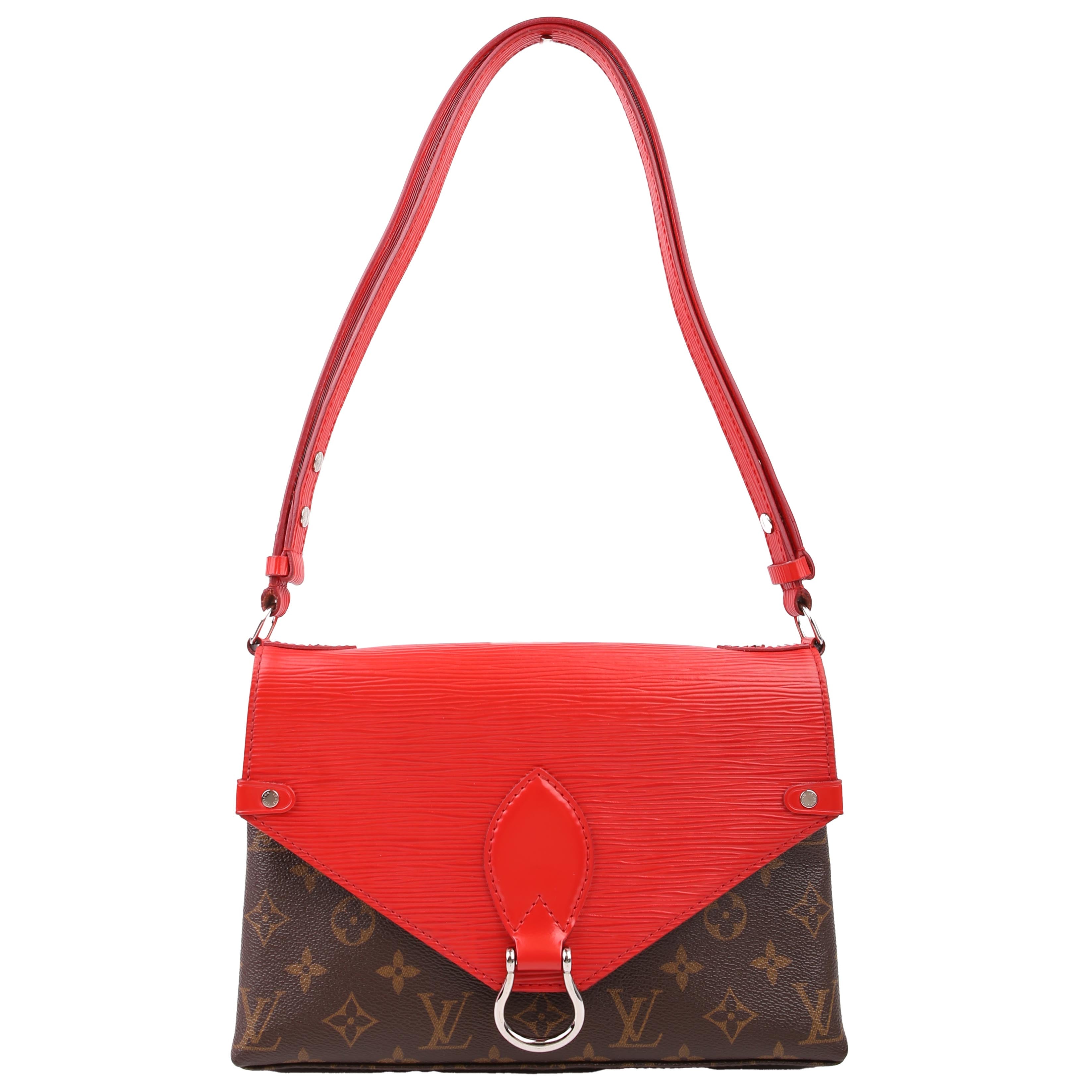 Saint Michel Monogram Epi Red