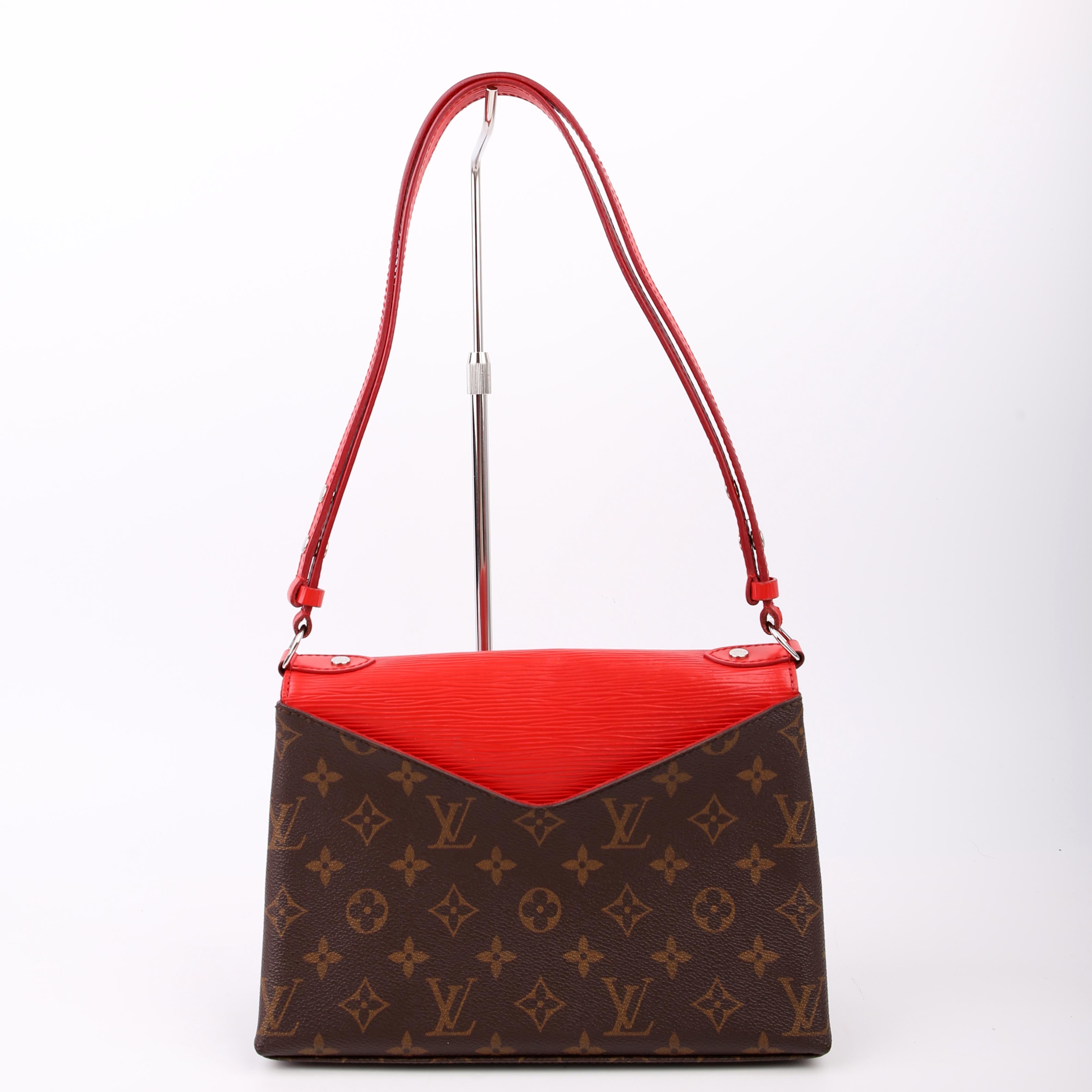 Saint Michel Monogram Epi Red