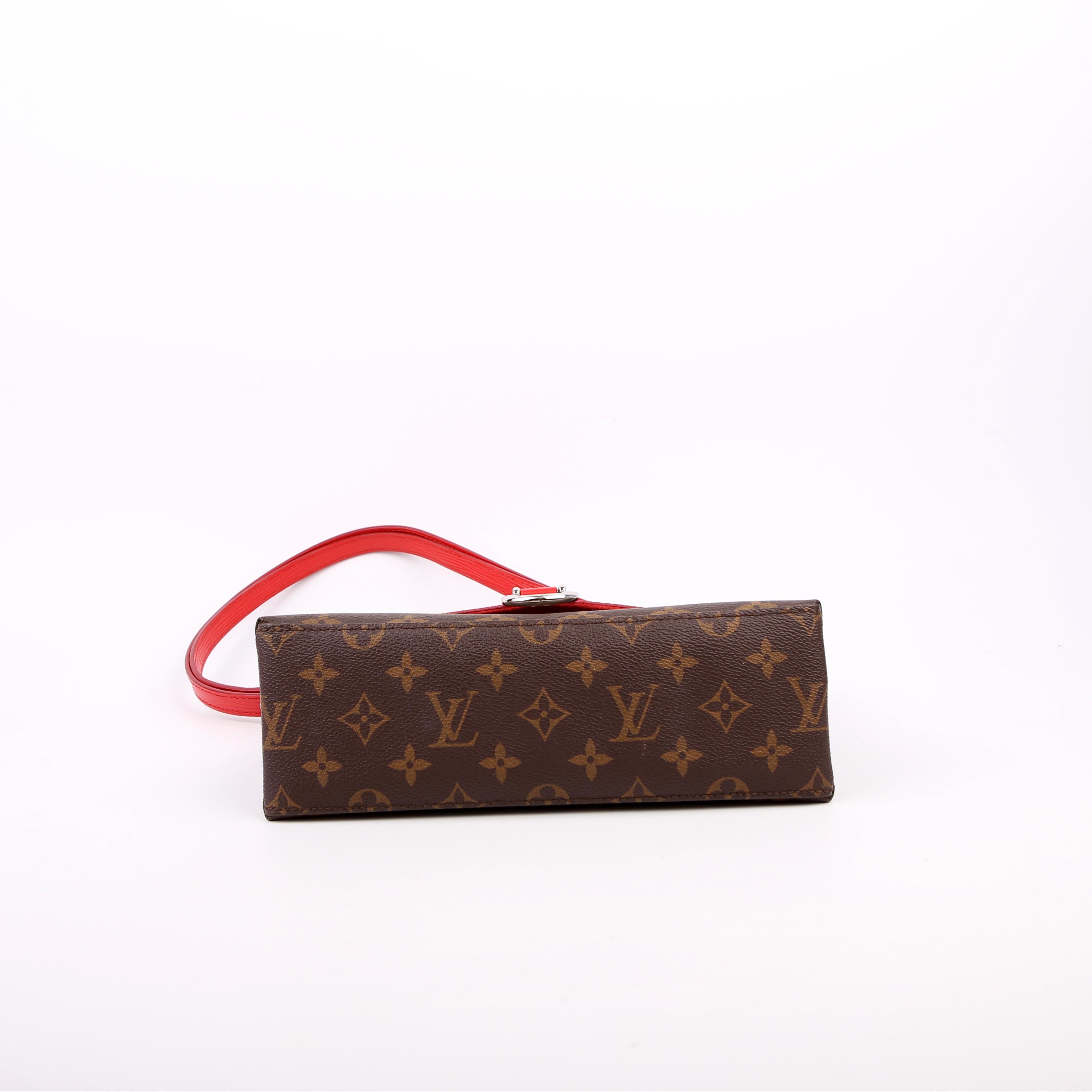 Saint Michel Monogram Epi Red