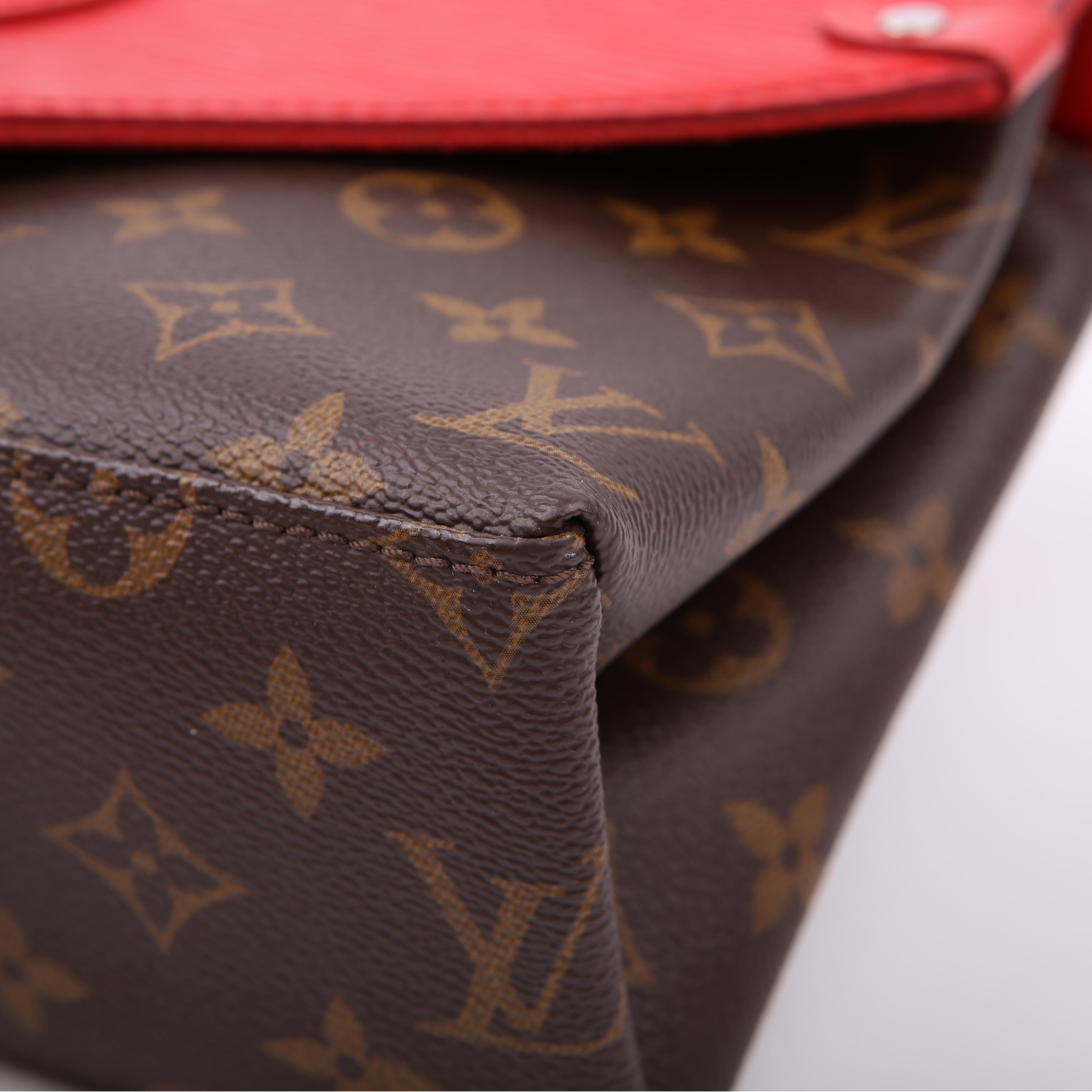 Saint Michel Monogram Epi Red