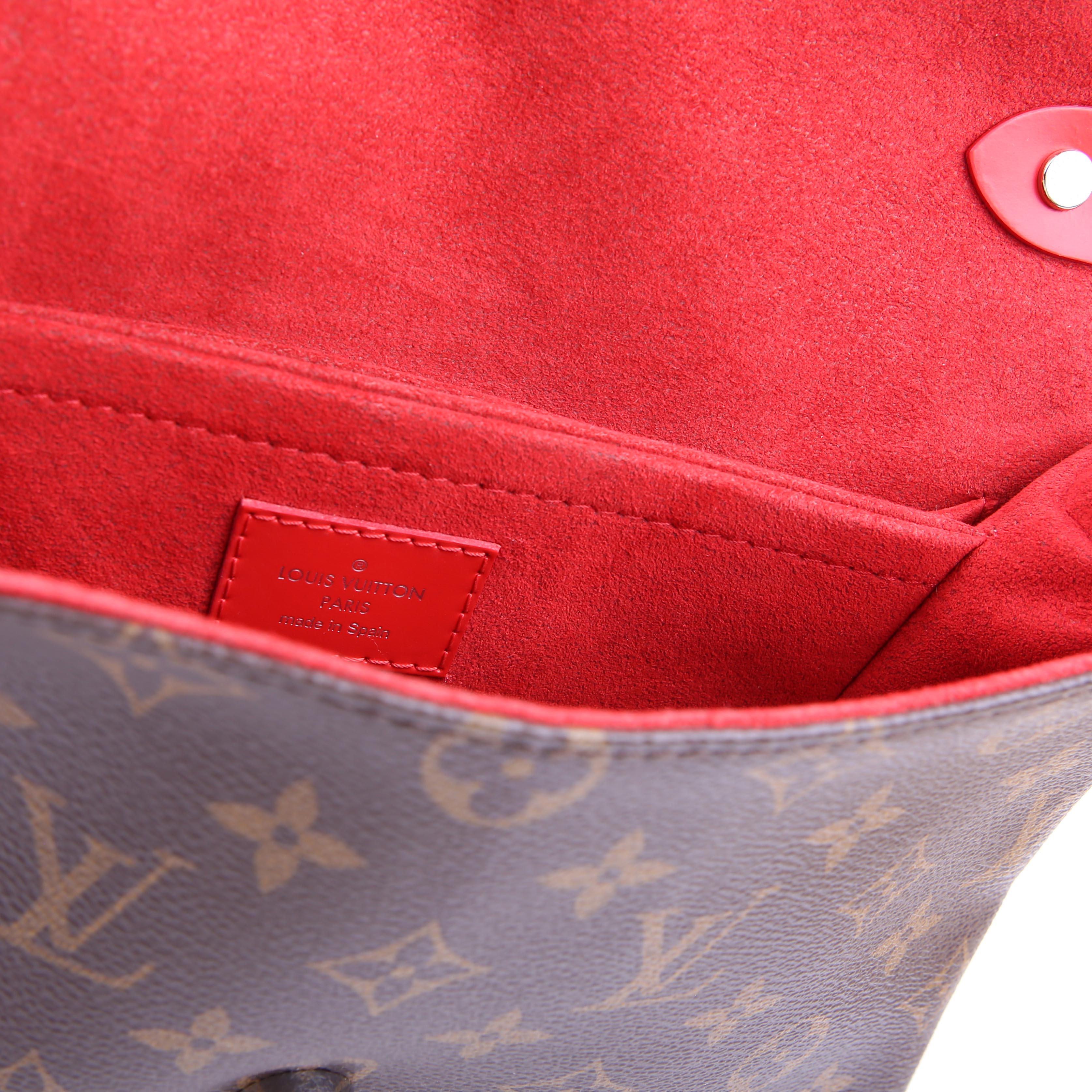Saint Michel Monogram Epi Red