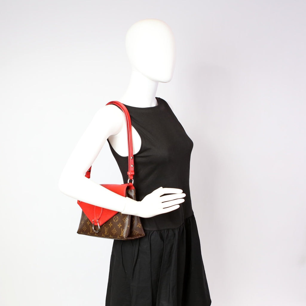 Saint Michel Monogram Epi Red