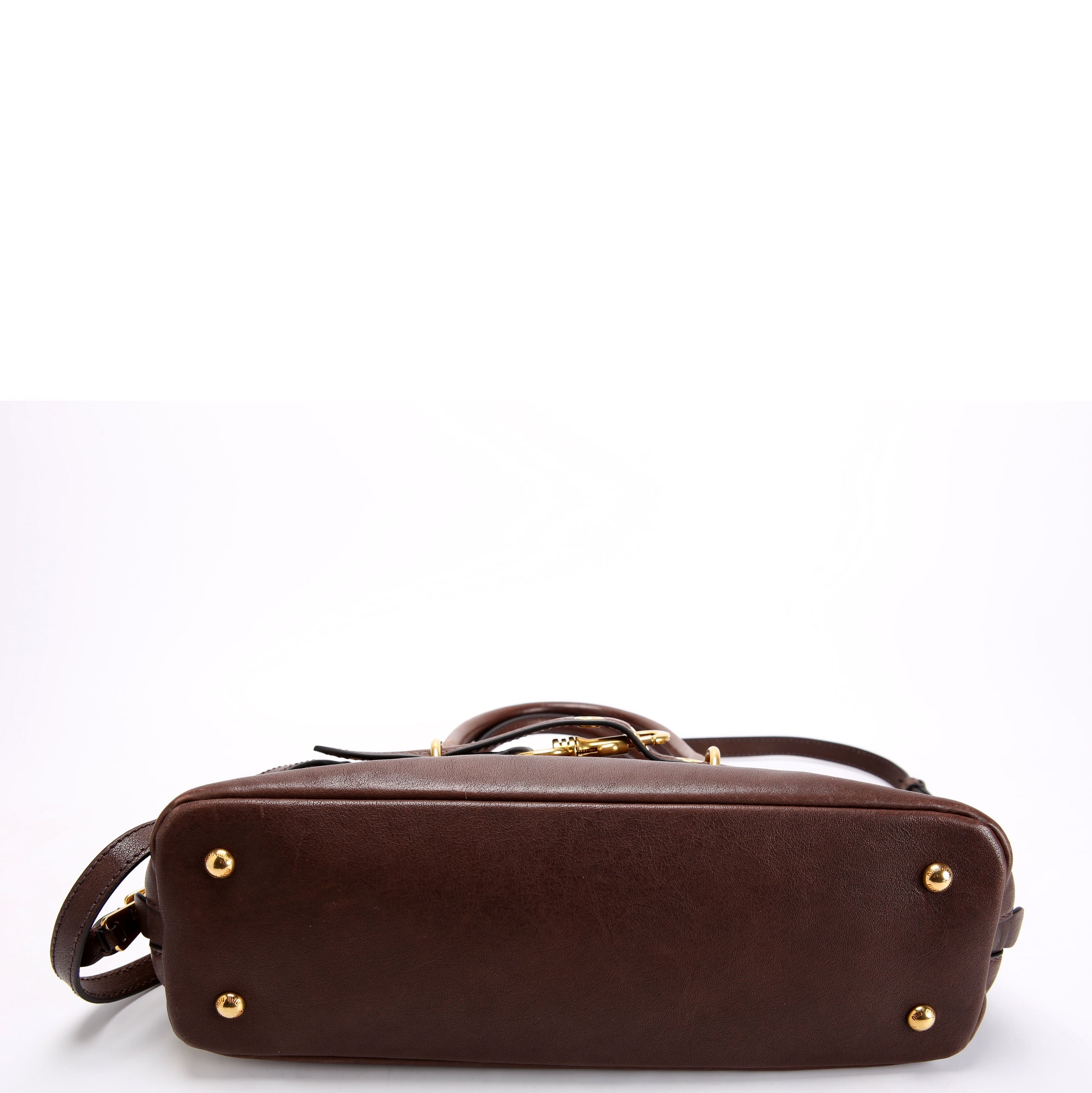 Aventure Nappa Top Handle Brown