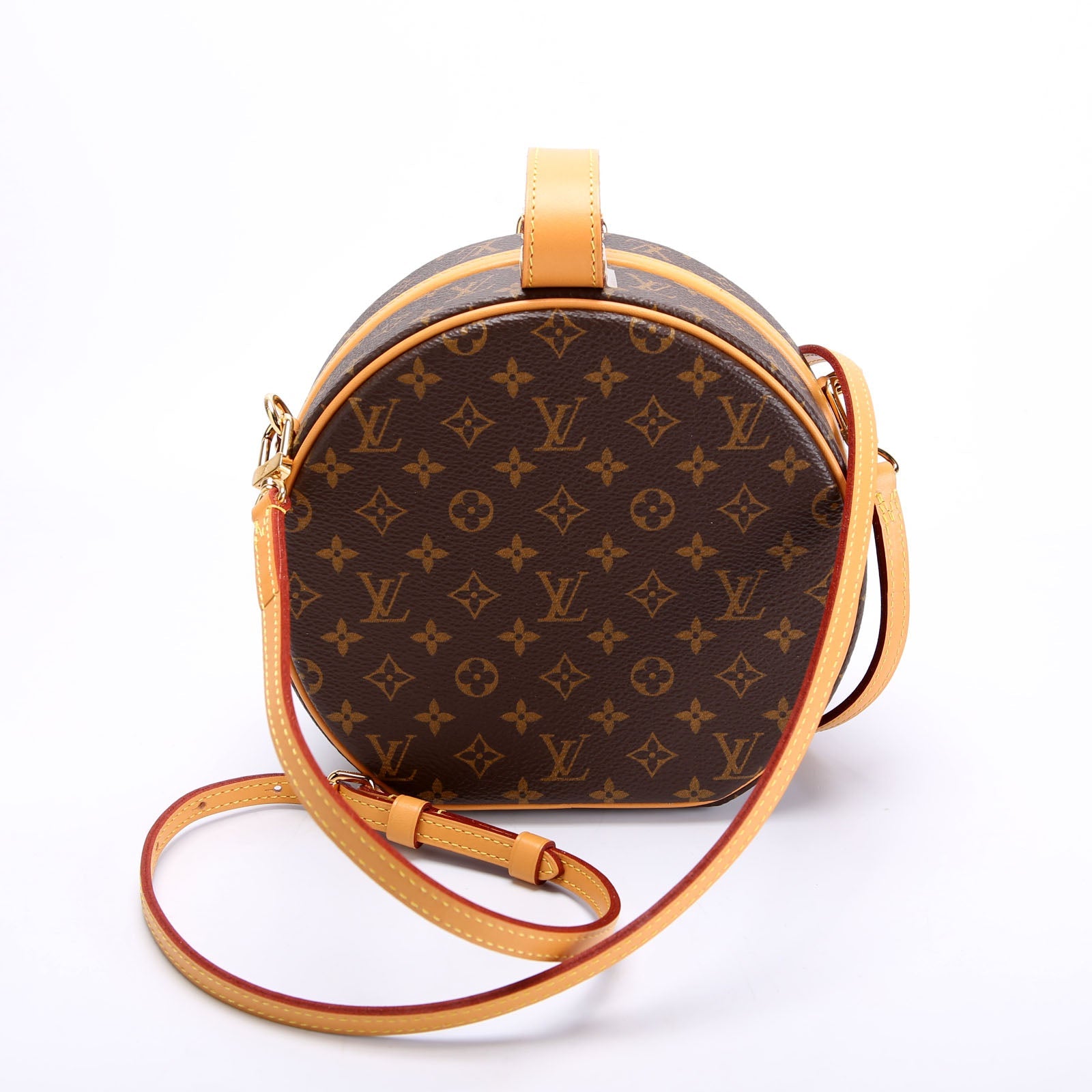 Petite Boite Chapeau Monogram Brown