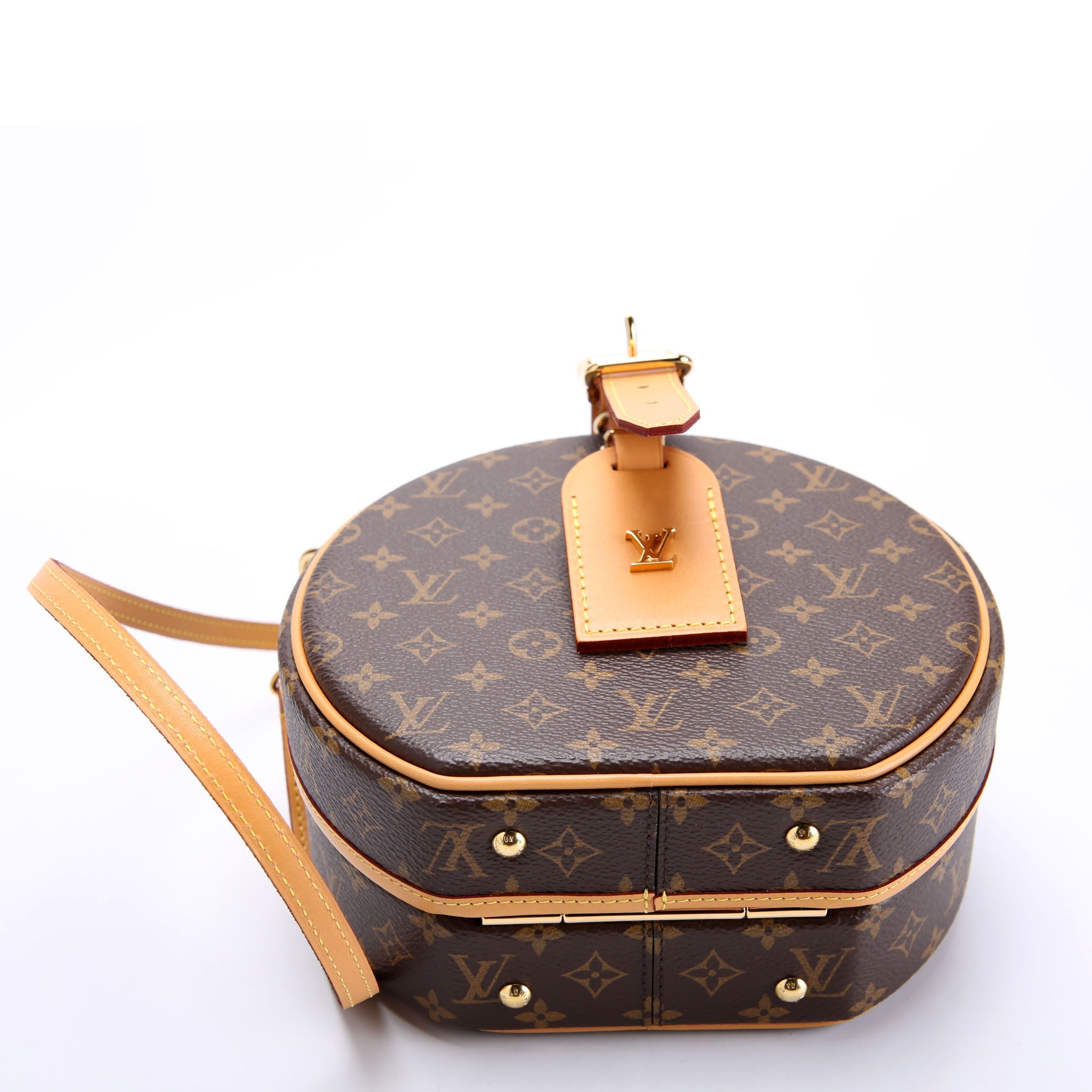 Petite Boite Chapeau Monogram Brown