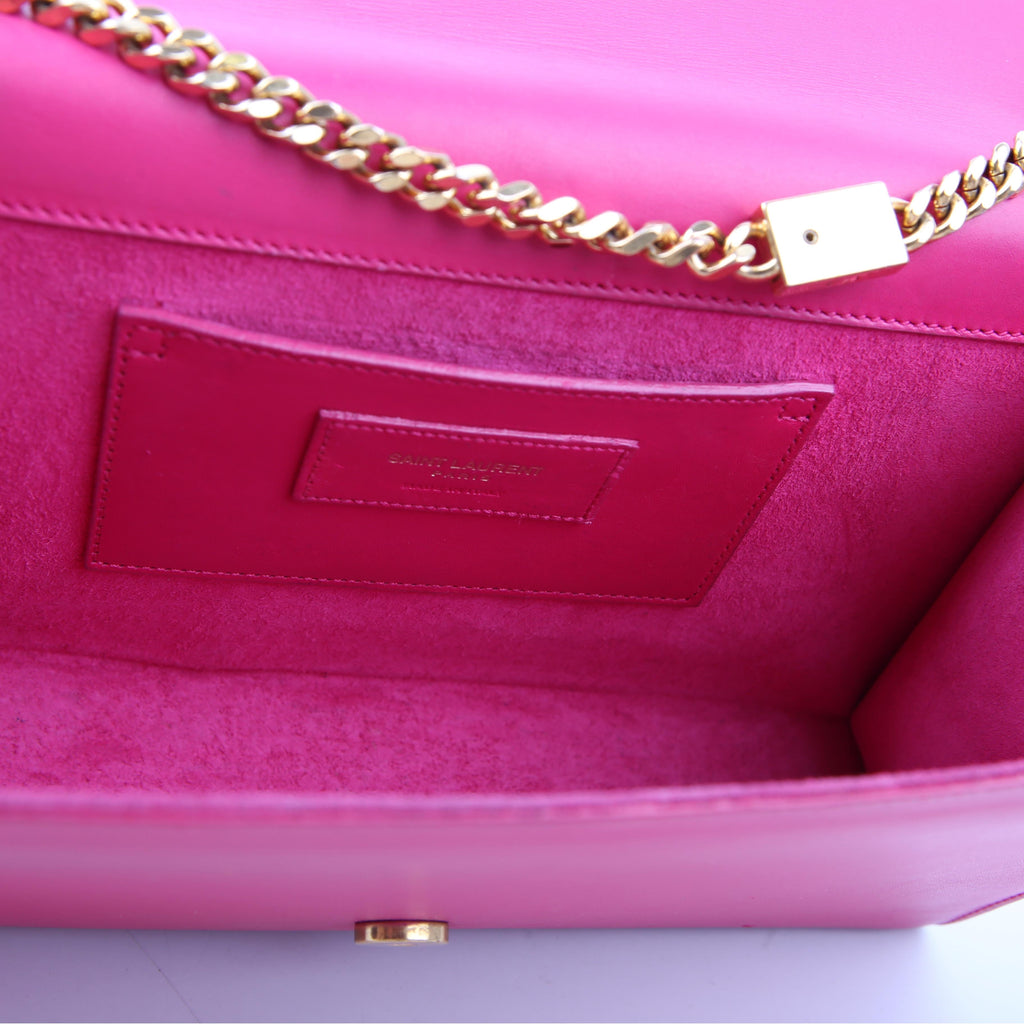 SAINT LAURENT Kate Tassel Satchel Medium 354119 Pink