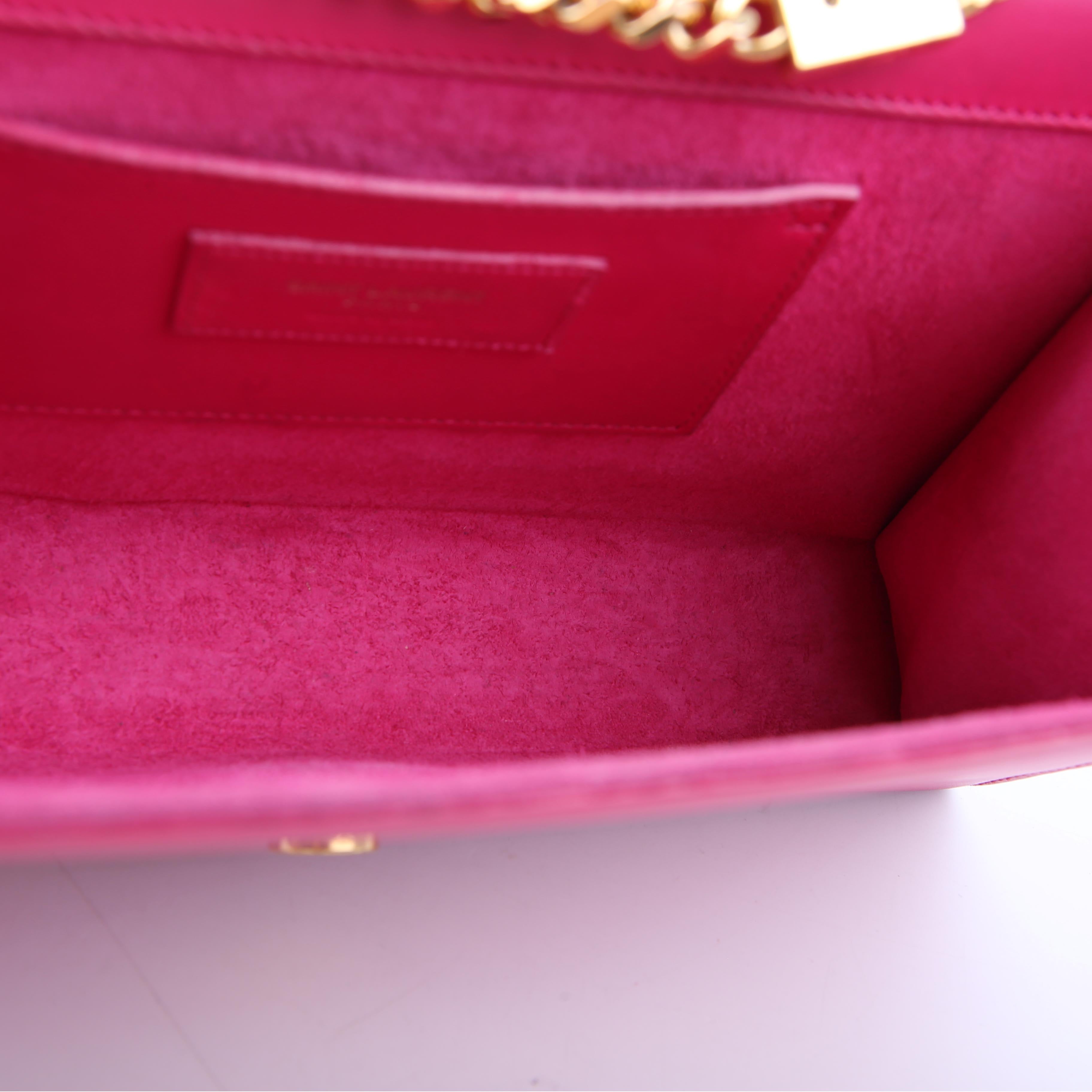 SAINT LAURENT Kate Tassel Satchel Medium 354119 Pink