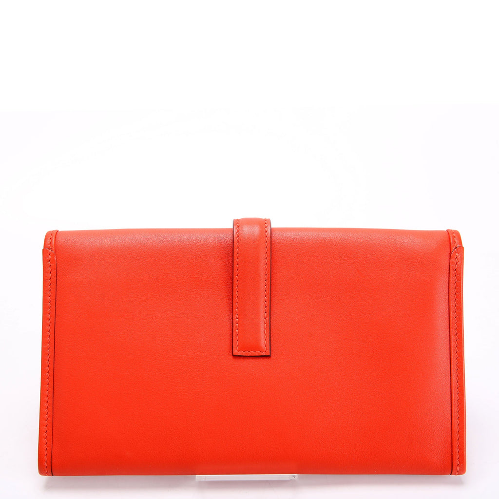 Hermes Jige Swift Duo Clutch Red