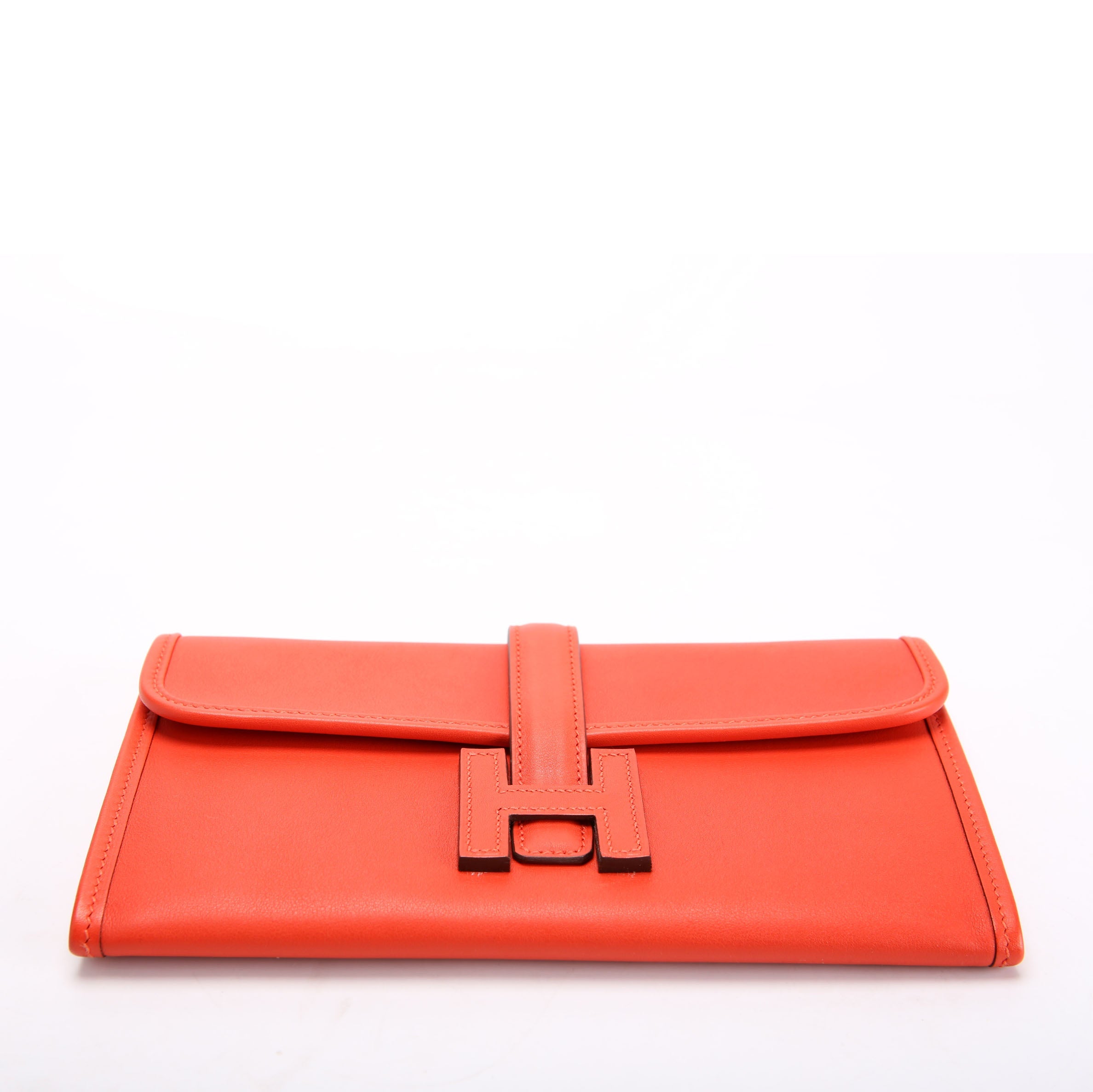 Hermes Jige Swift Duo Clutch Red