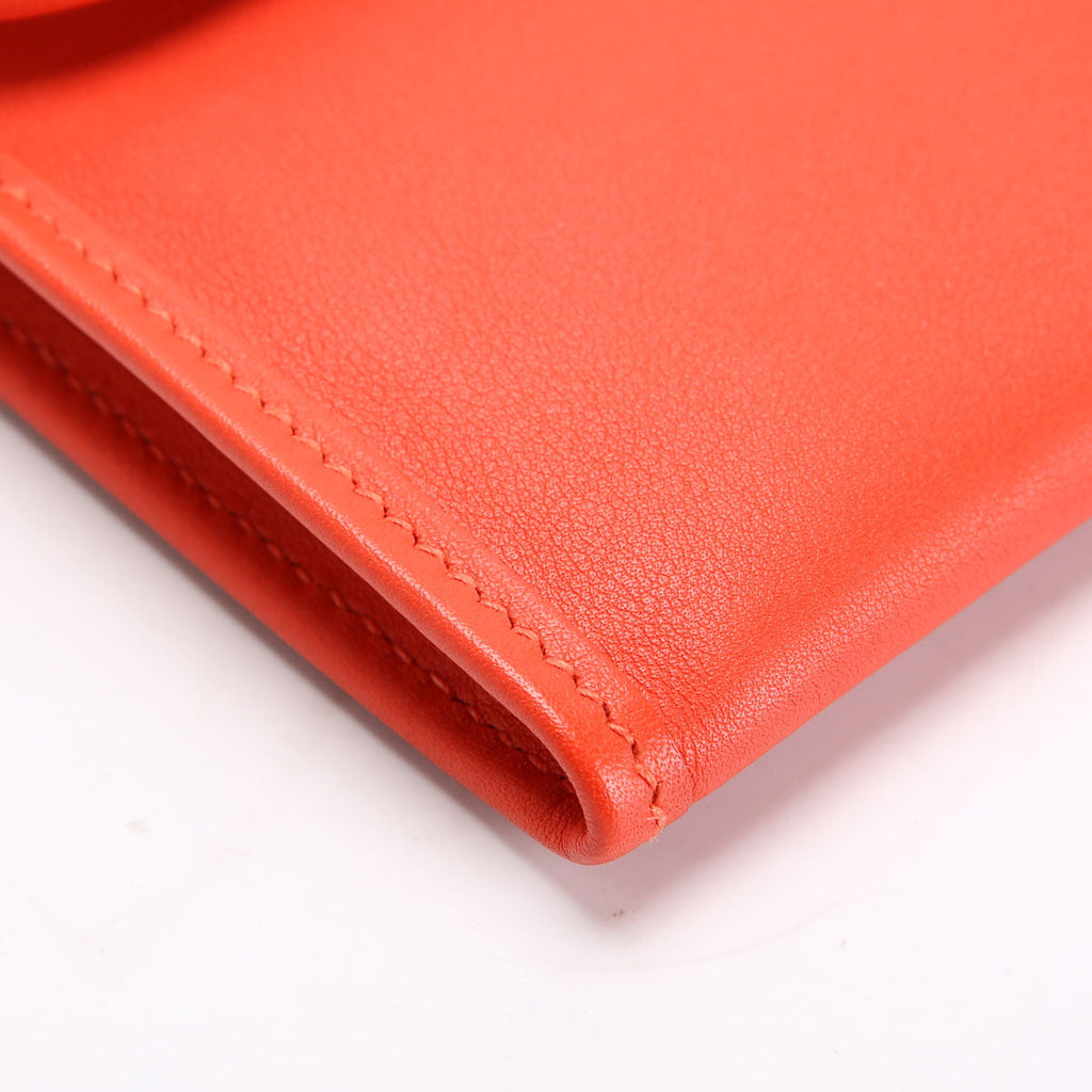 Hermes Jige Swift Duo Clutch Red
