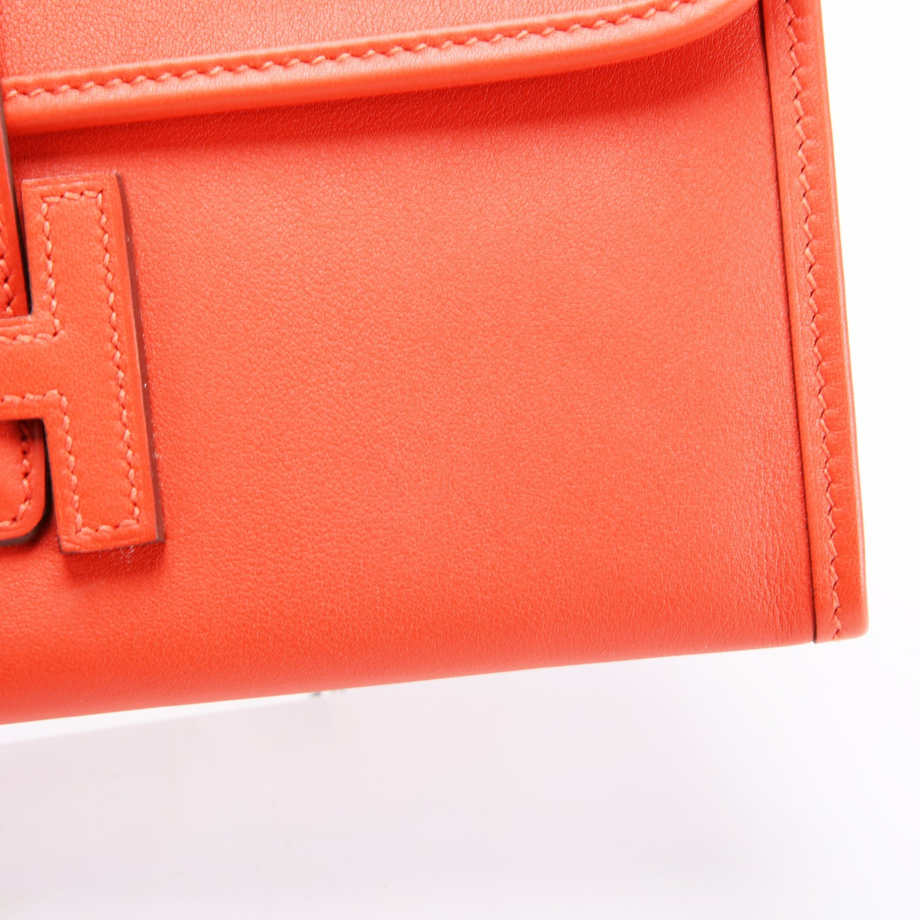 Hermes Jige Swift Duo Clutch Red