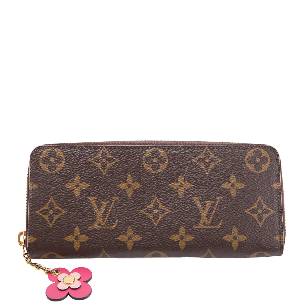 Clemence Wallet Flower Monogram