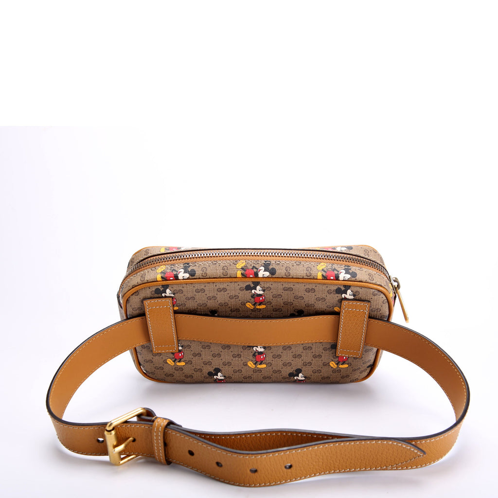 602695 Disney X Gucci Mickey Belt Bag Brown