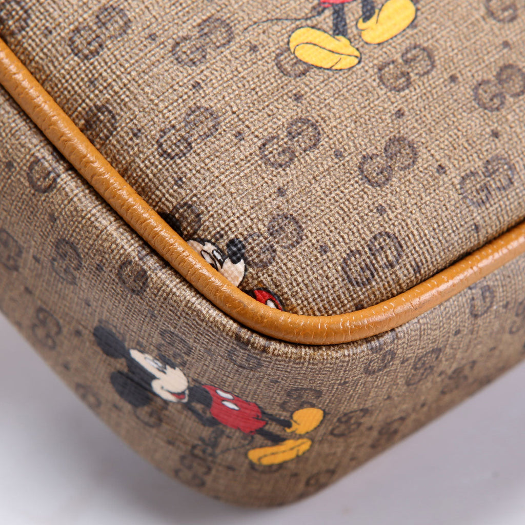602695 Disney X Gucci Mickey Belt Bag Brown