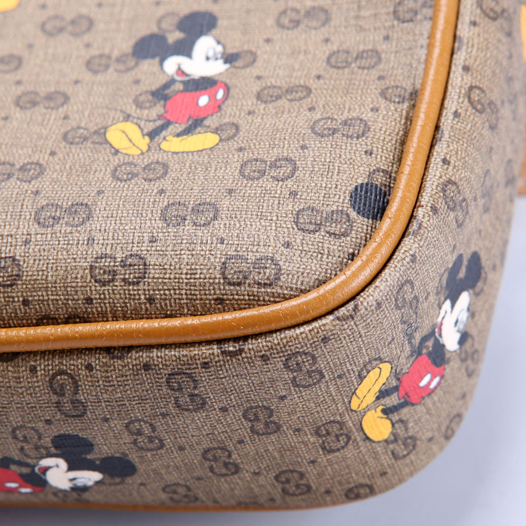 602695 Disney X Gucci Mickey Belt Bag Brown