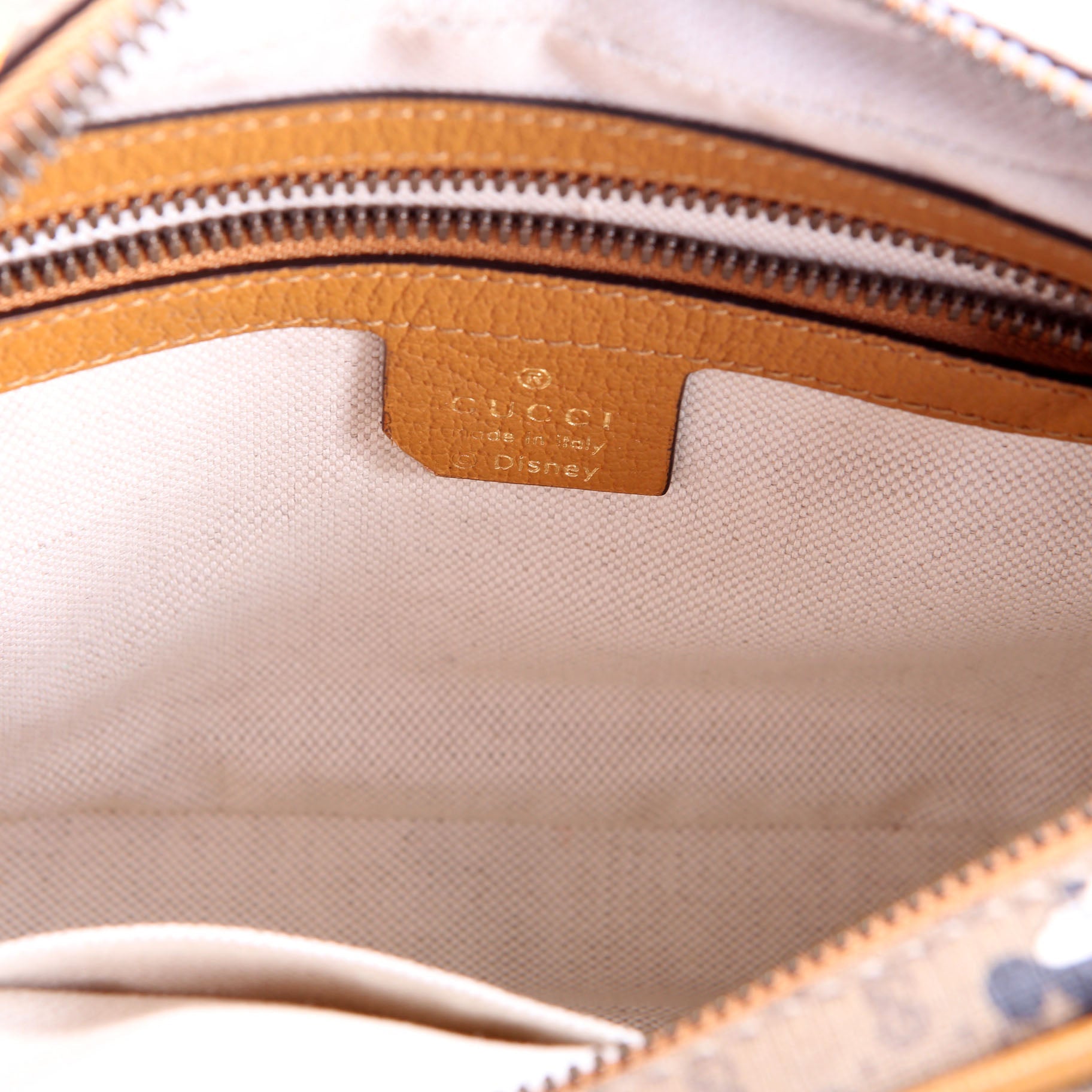 602695 Disney X Gucci Mickey Belt Bag Brown