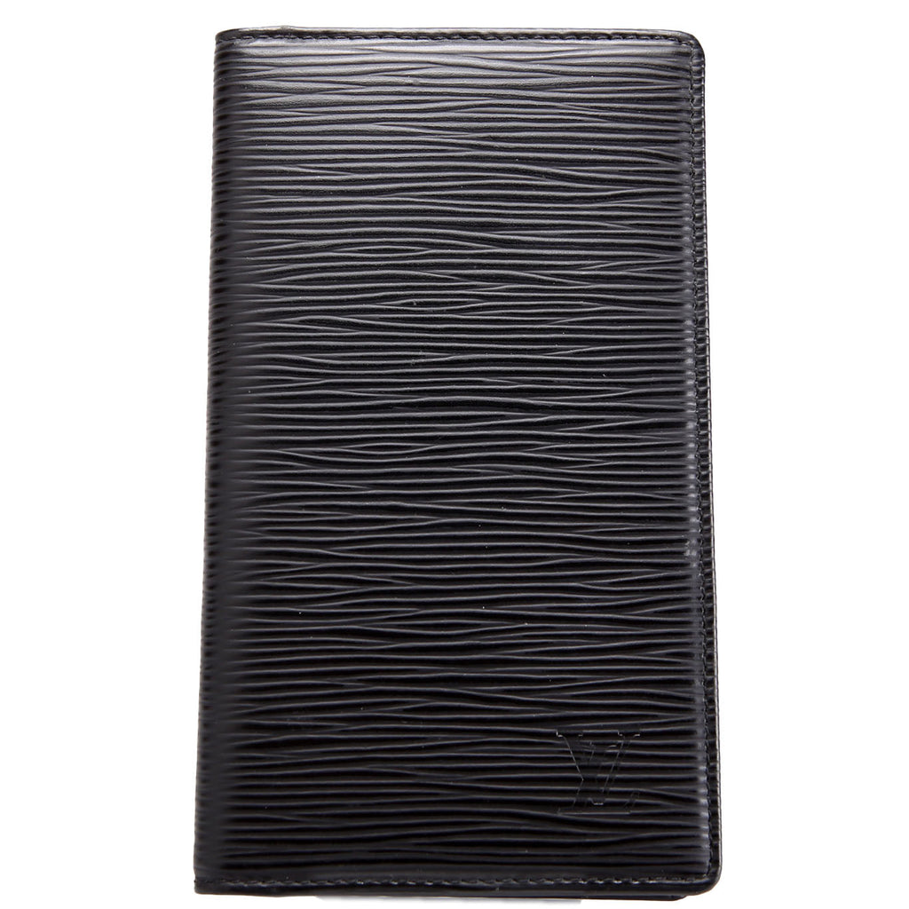 Checkbook Cover Epi Black